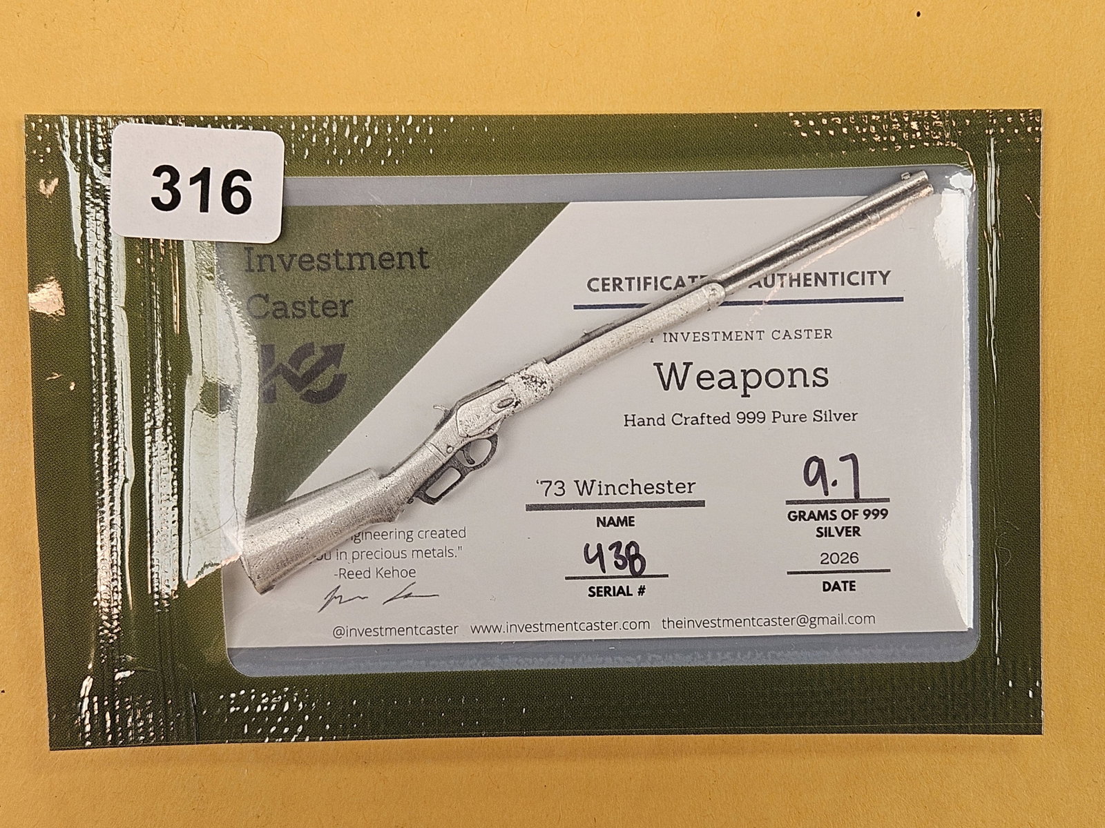 SILVER GUN! (1 of 2)