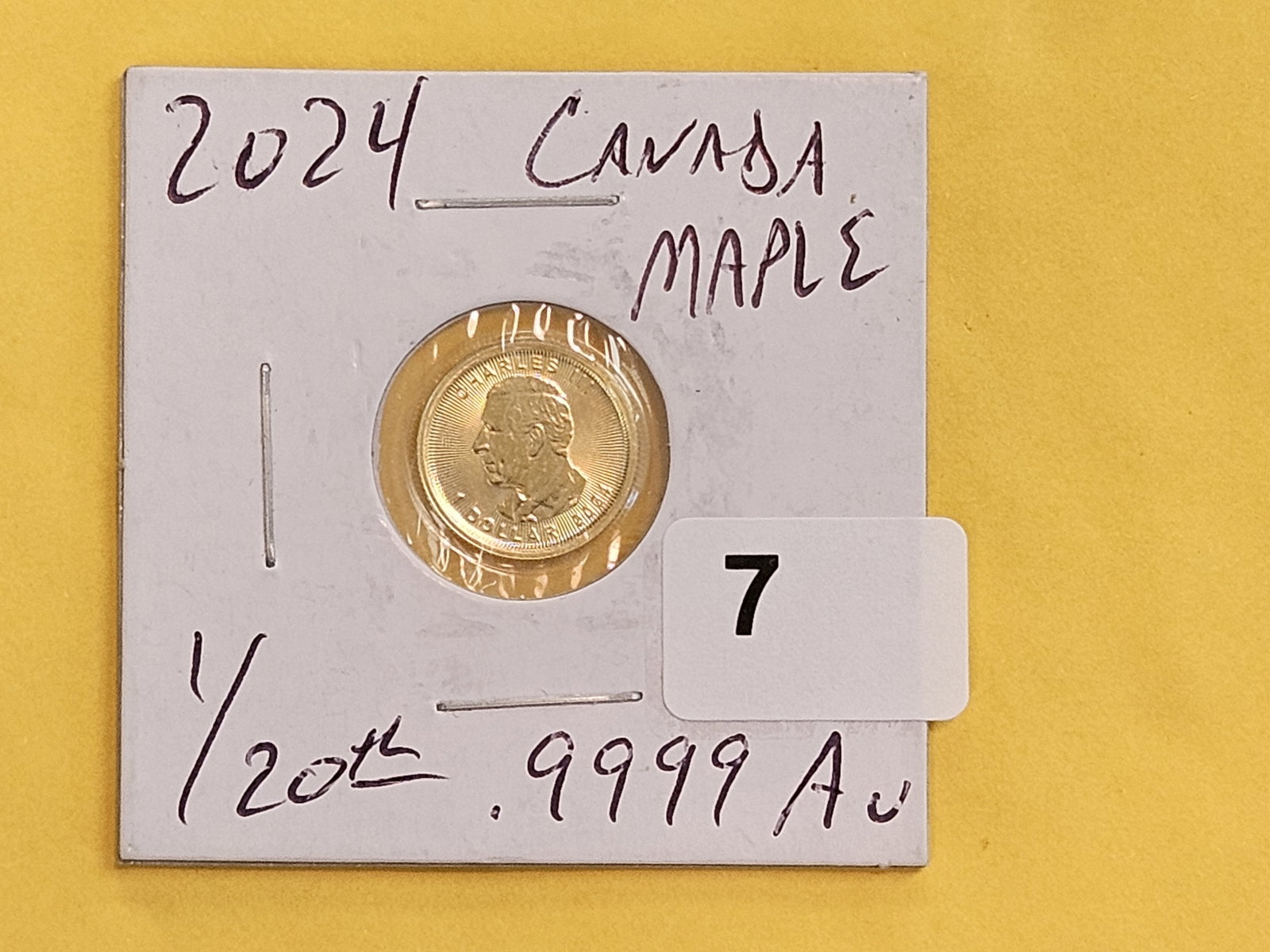 GOLD! GEM Brilliant Uncirculated 2024 Canada GOLD Dollar - 2