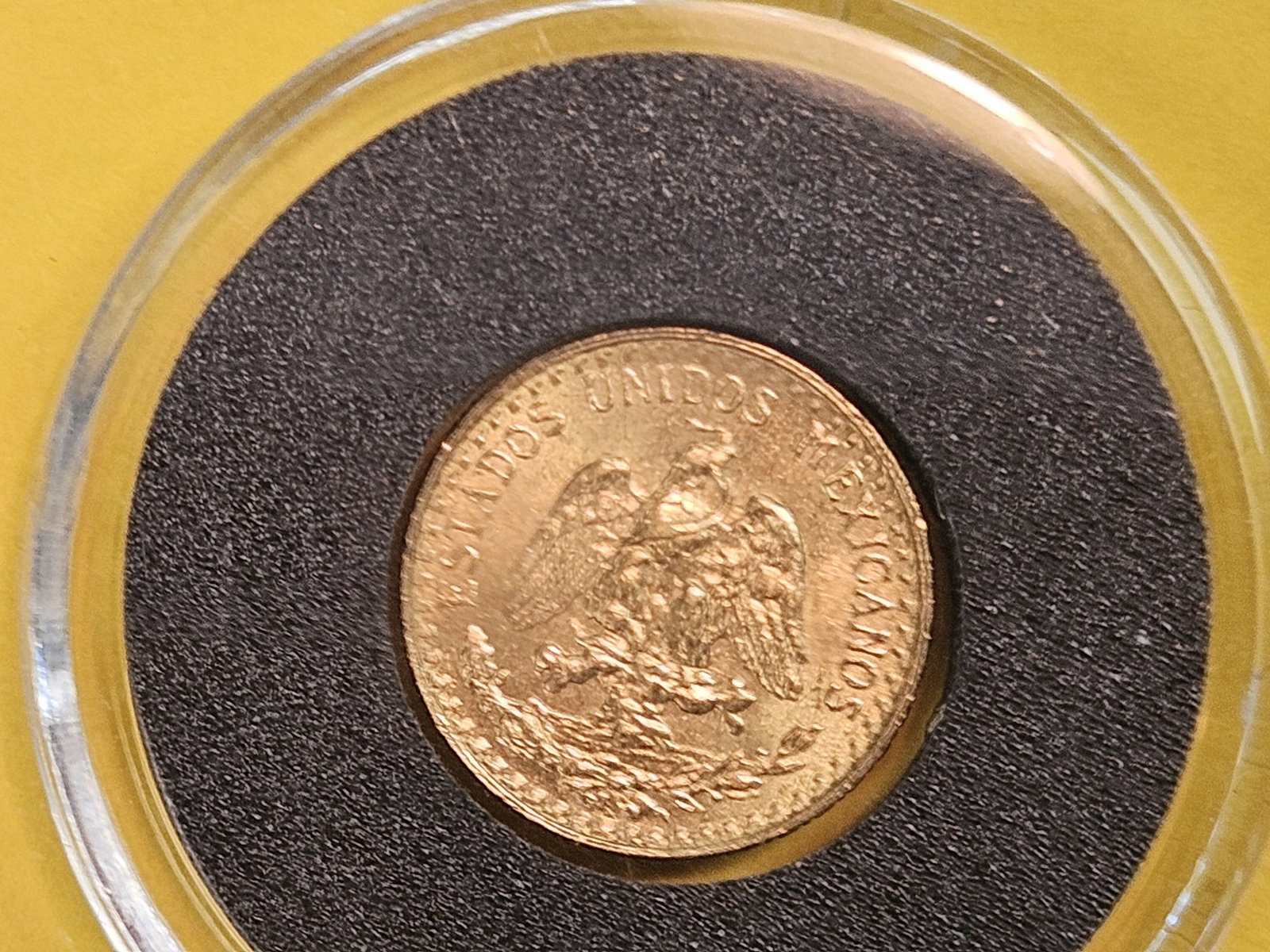 GOLD! Brilliant Uncirculated plus 1945 Mexico Gold Dos Pesos - 3