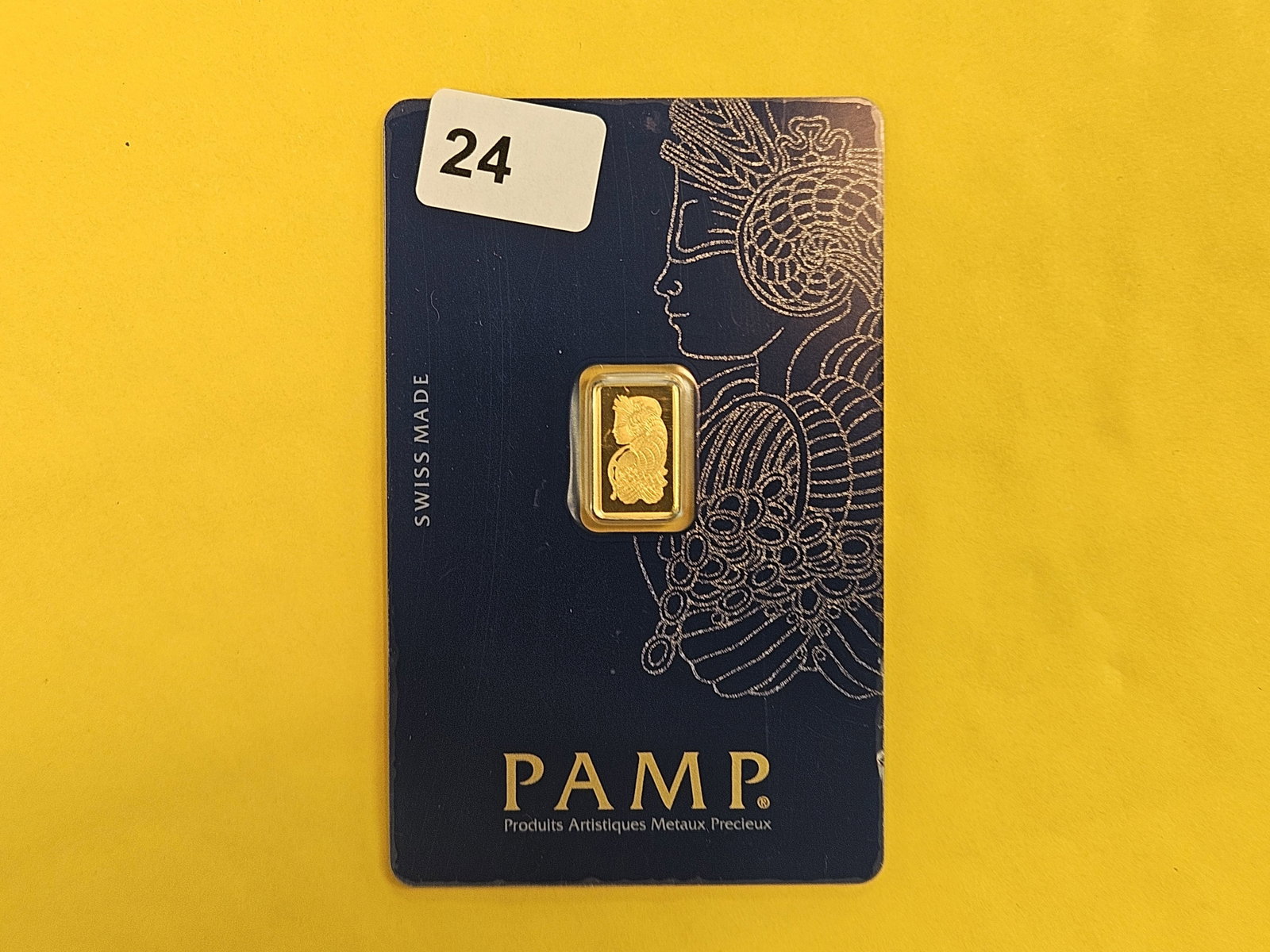 GOLD! PAMP Suisse Gold One gram .9999 fine gold bar (1 of 2)
