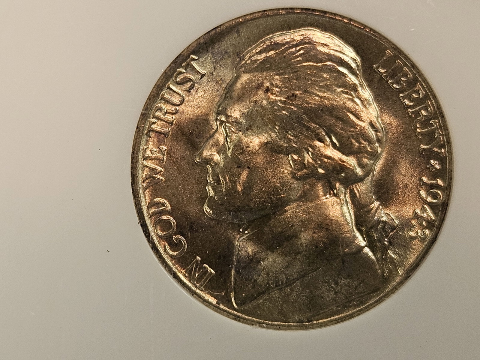Superb GEM! NGC 1943-D Silver Wartime Jefferson Nickel in Mint State 67 (1 of 4)