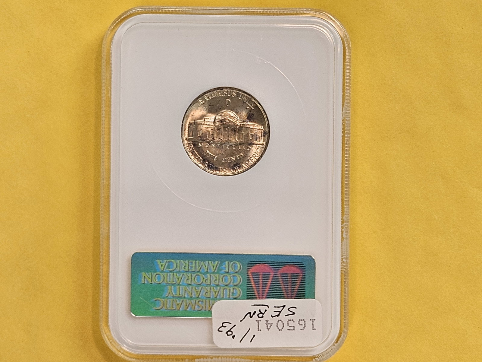 Superb GEM! NGC 1943-D Silver Wartime Jefferson Nickel in Mint State 67 - 3