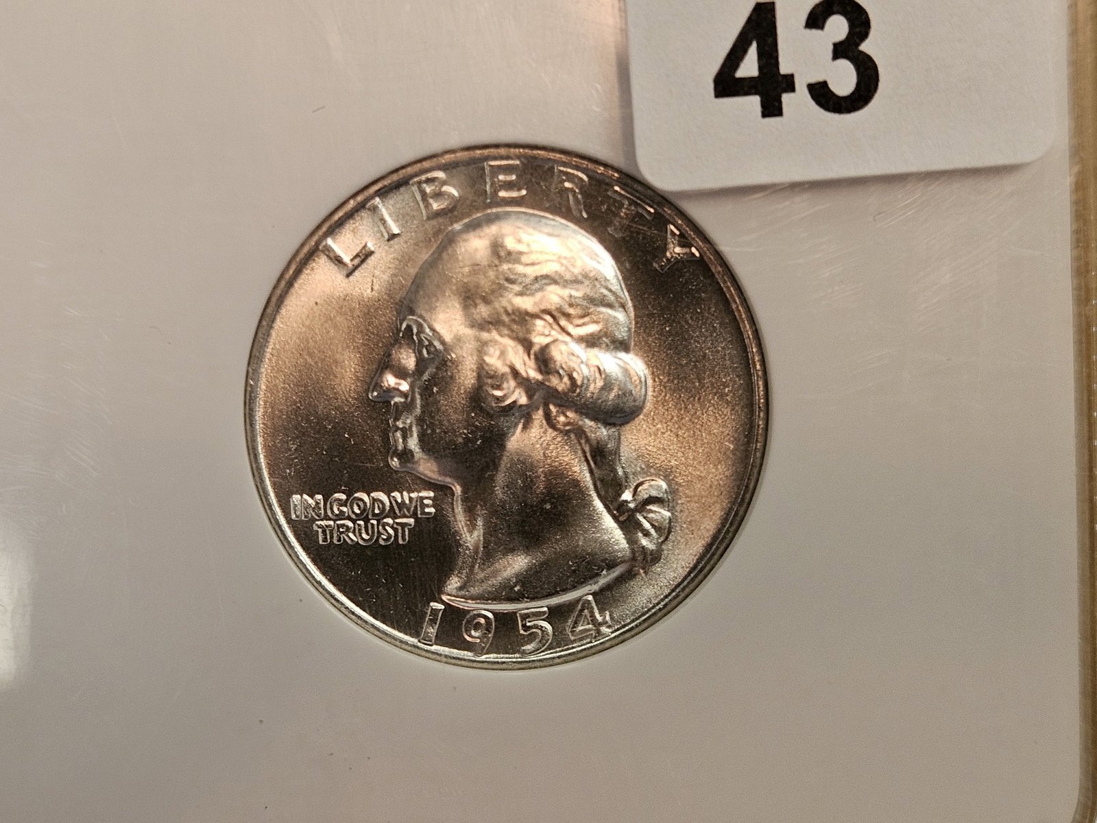 GEM! NGC 1954-D Washington Quarter in Mint State 66 (1 of 3)