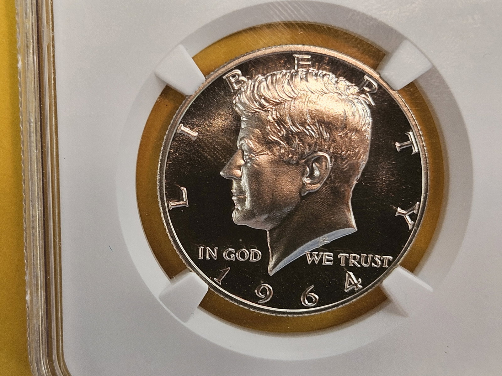 Near-Perfect! NGC 1964 Kennedy silver Half Dollar in Proof 69 CAMEO: Purt near Perfect!