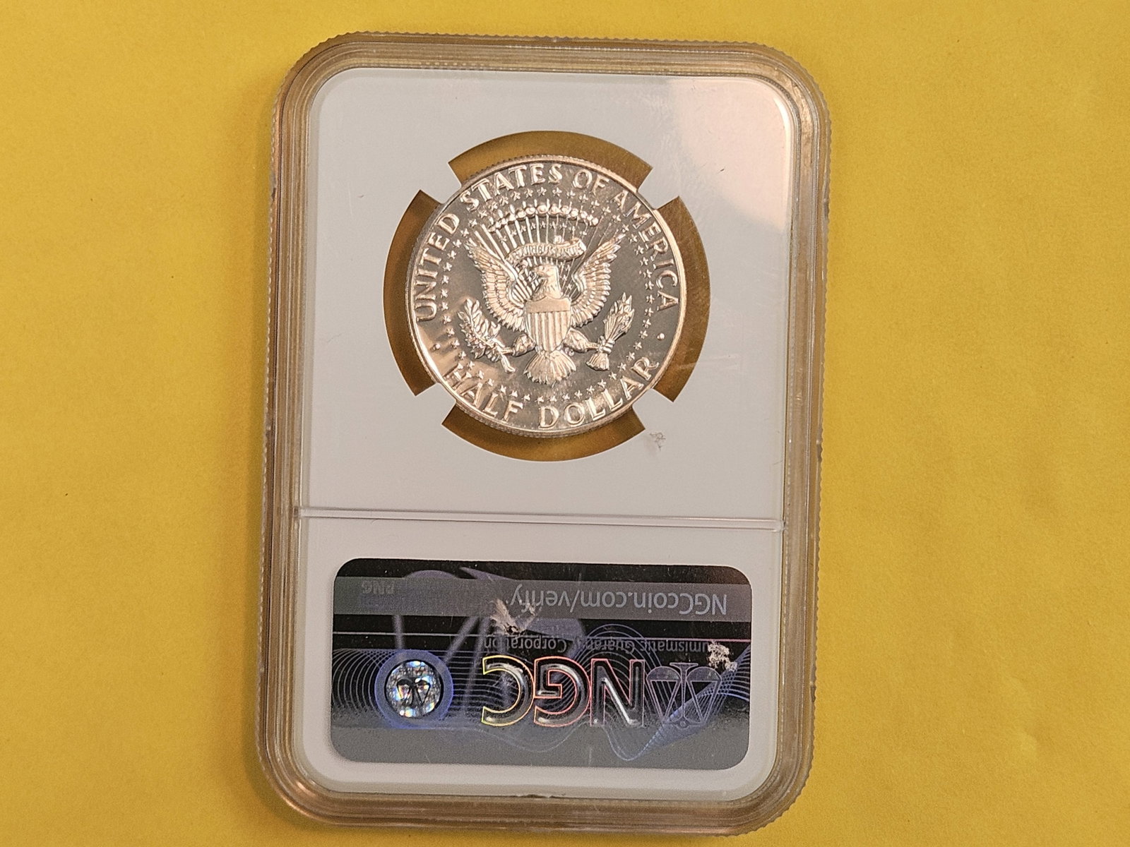 Near-Perfect! NGC 1964 Kennedy silver Half Dollar in Proof 69 CAMEO - 3