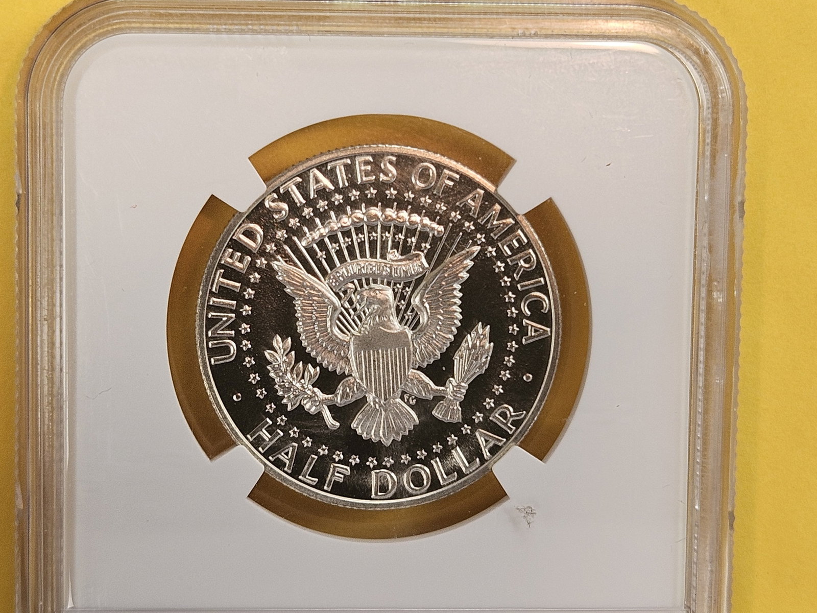 Near-Perfect! NGC 1964 Kennedy silver Half Dollar in Proof 69 CAMEO - 4