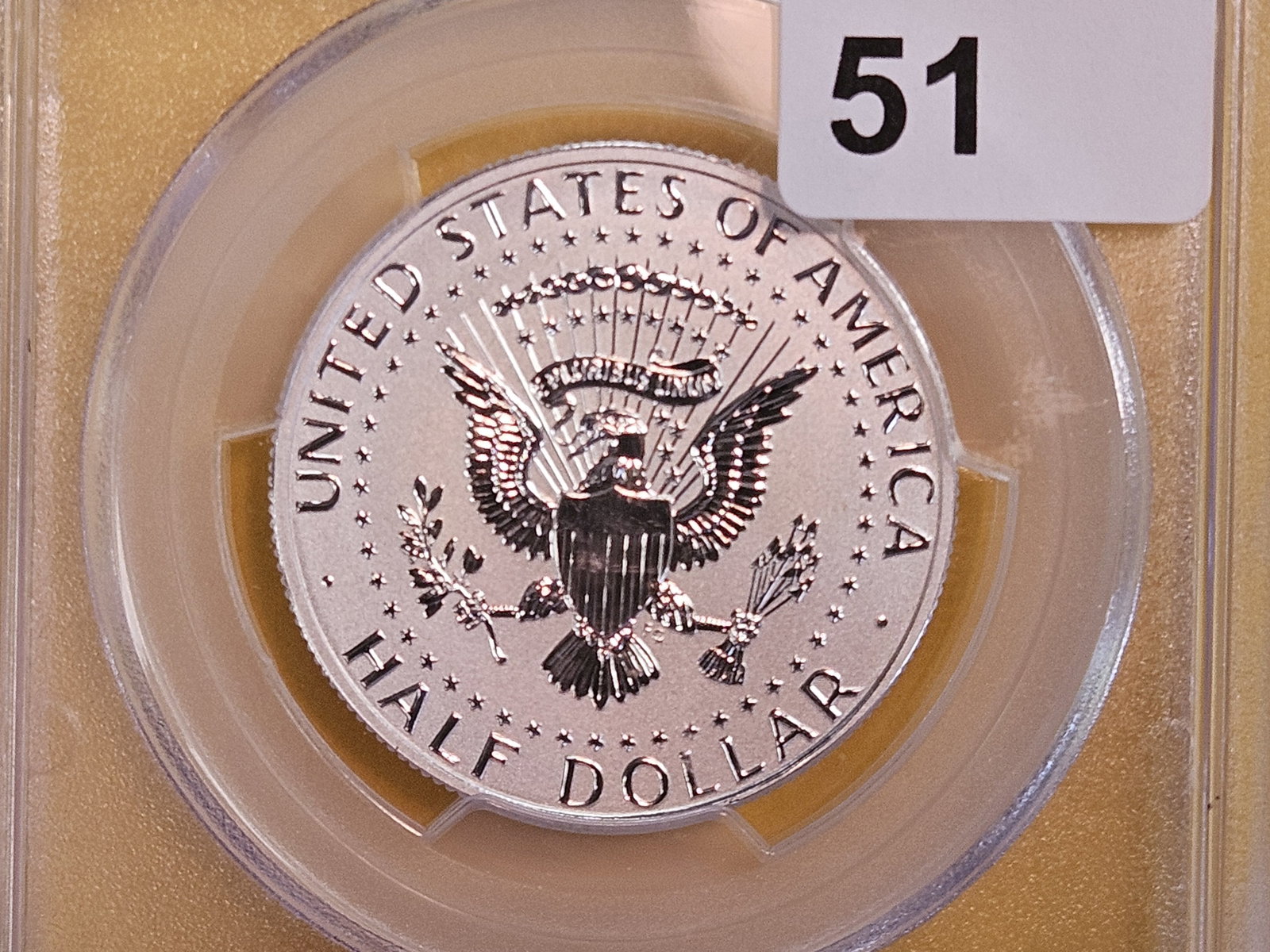 PERFECT! PCGS 2014-W Silver Kennedy Half Dollar in Reverse Proof 70 (1 of 3)