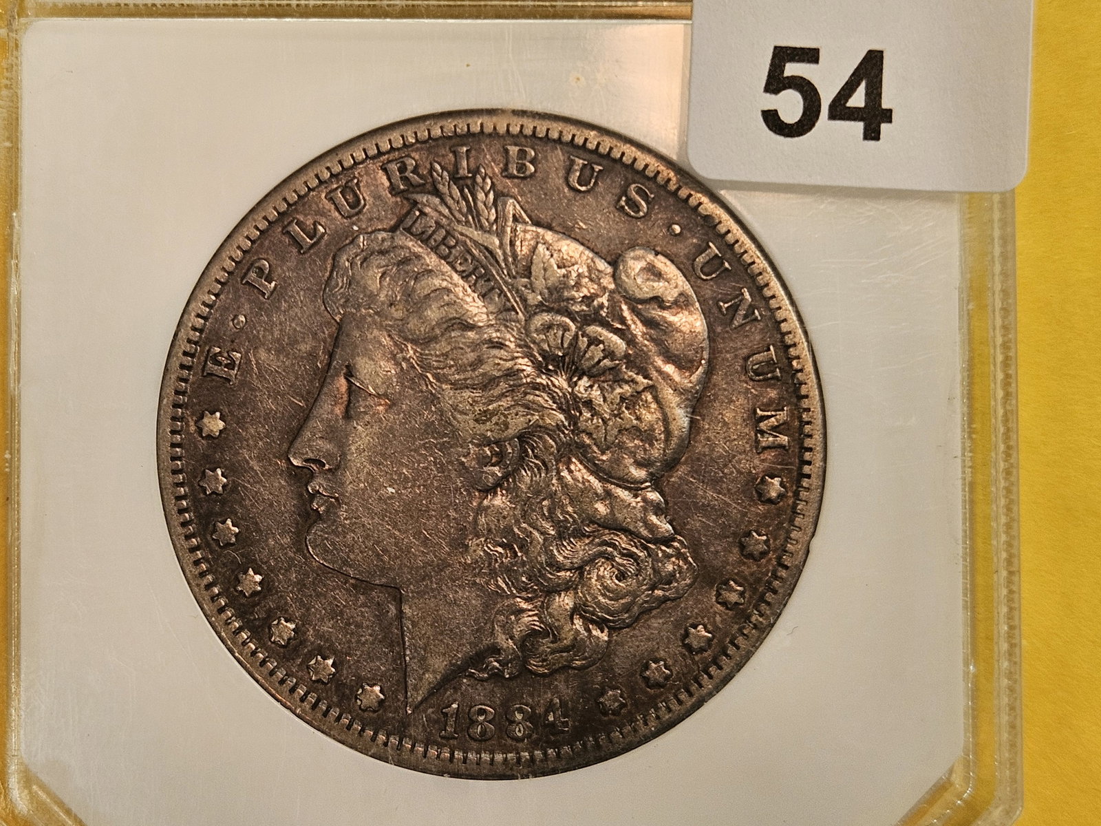 Better Grade! PCI 1884-S Morgan Dollar in Extra Fine - 45: Darker patina