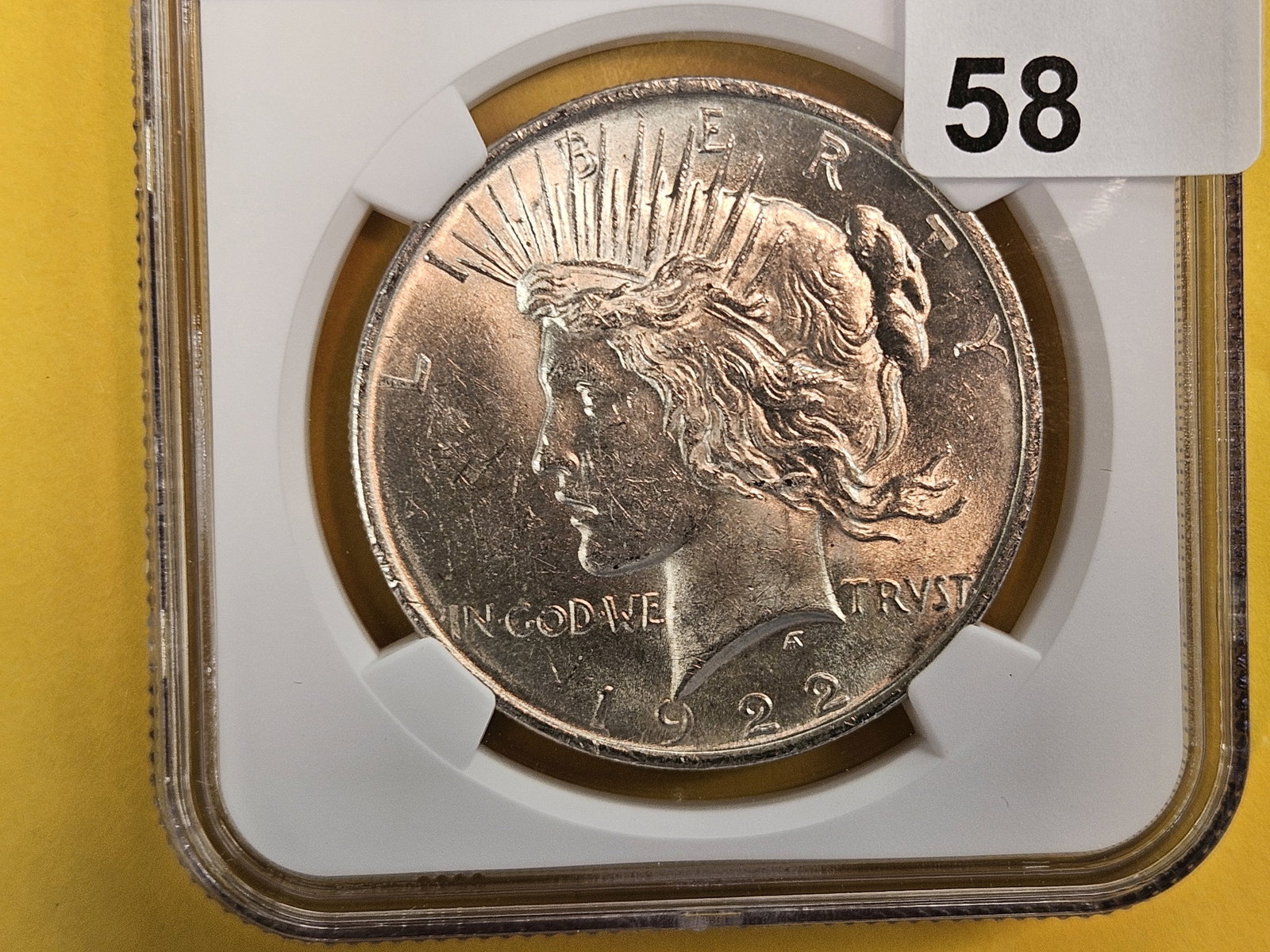 NGC Brilliant Uncirculated 1922 Peace Dollar (1 of 3)