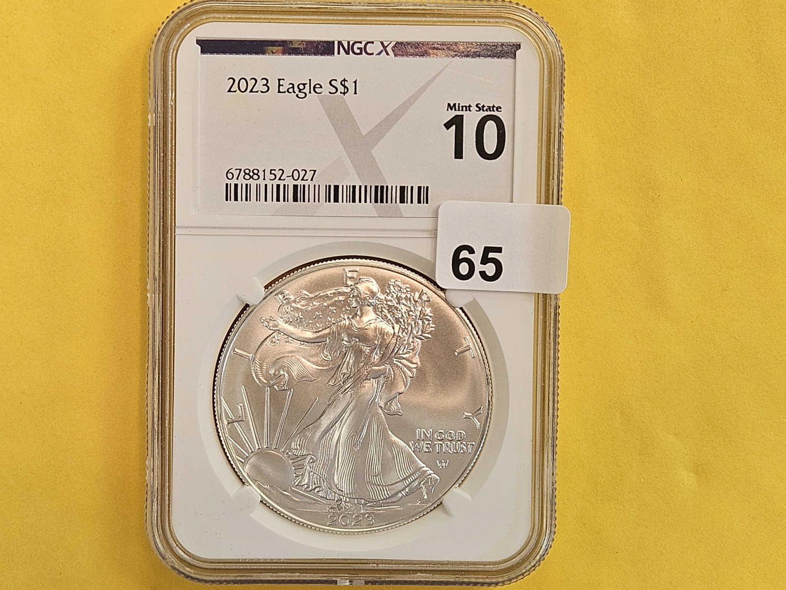 PERFECT! NGC-X 2023 American Silver Eagle in Mint State 10 (1 of 2)