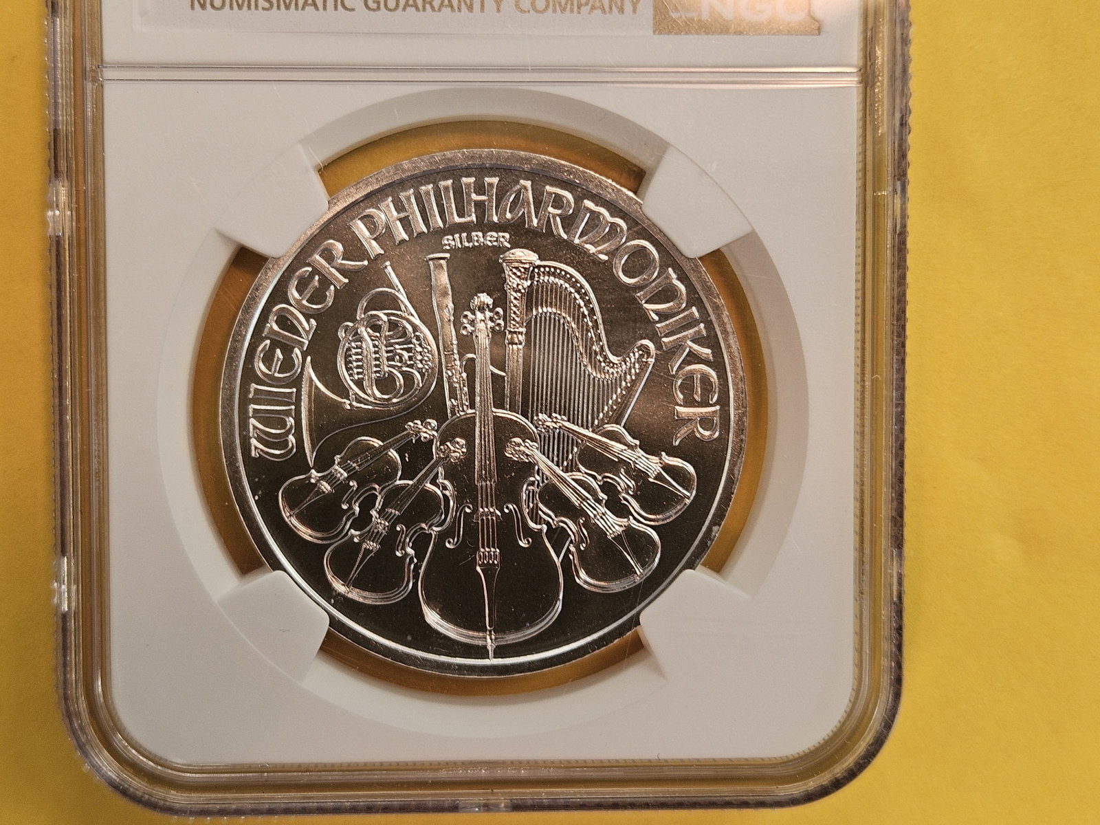 NGC 2011 Austria Silver 1.5 Euro in Mint State 69 (1 of 3)