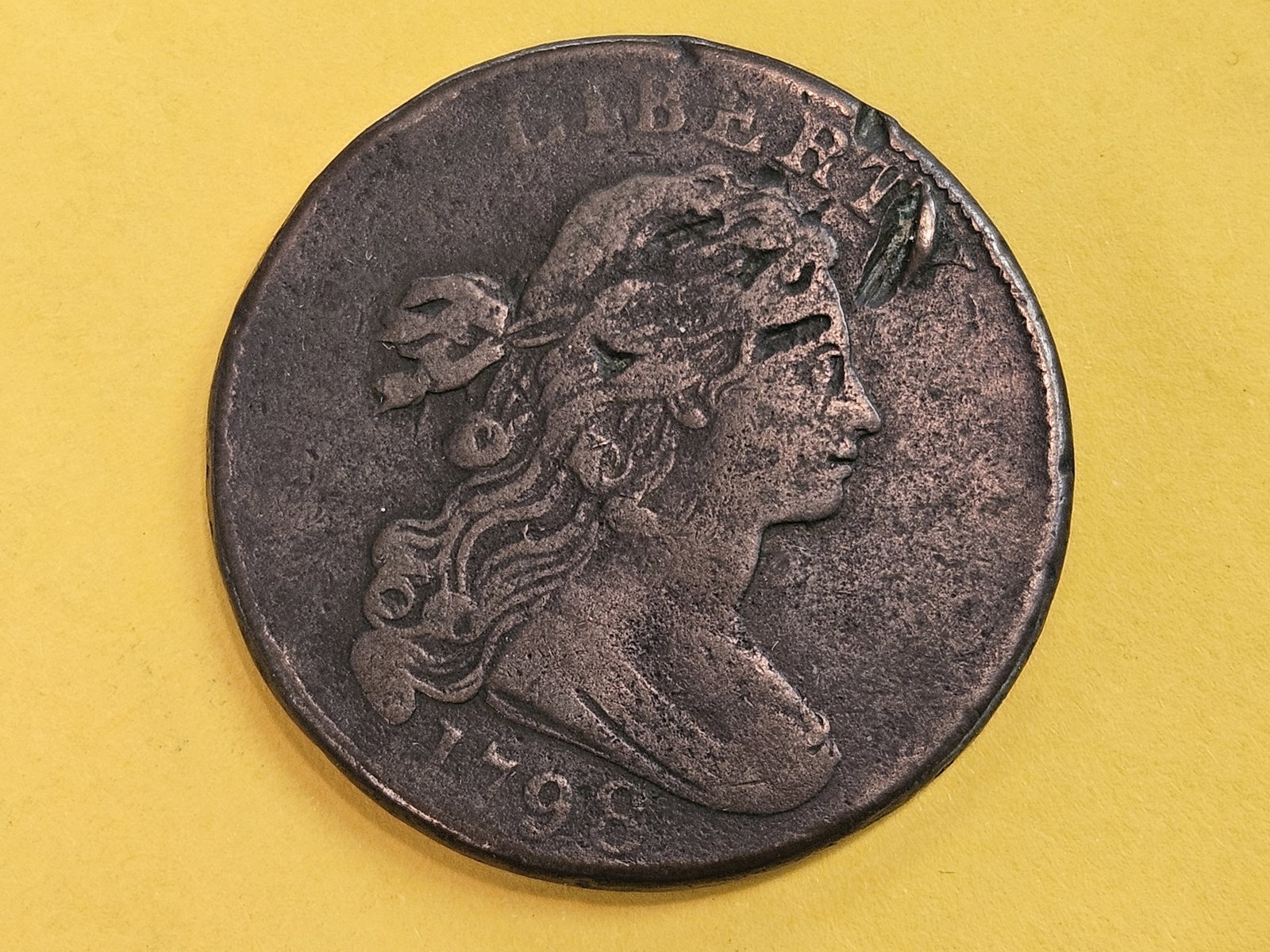 1798 Draped Bust Large Cent in Very Fine plus - details (1 of 5)