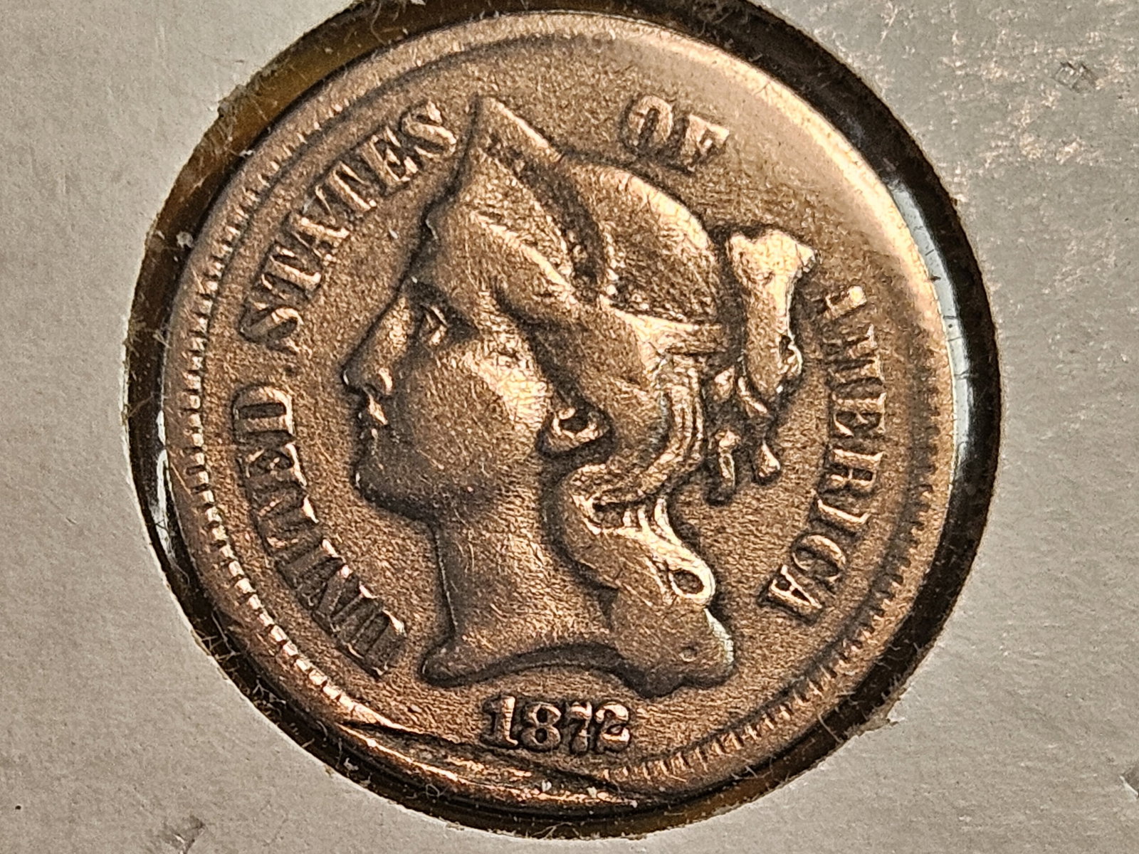 Two 3-Cent Silver Trimes and a Three Cent nickel - 4