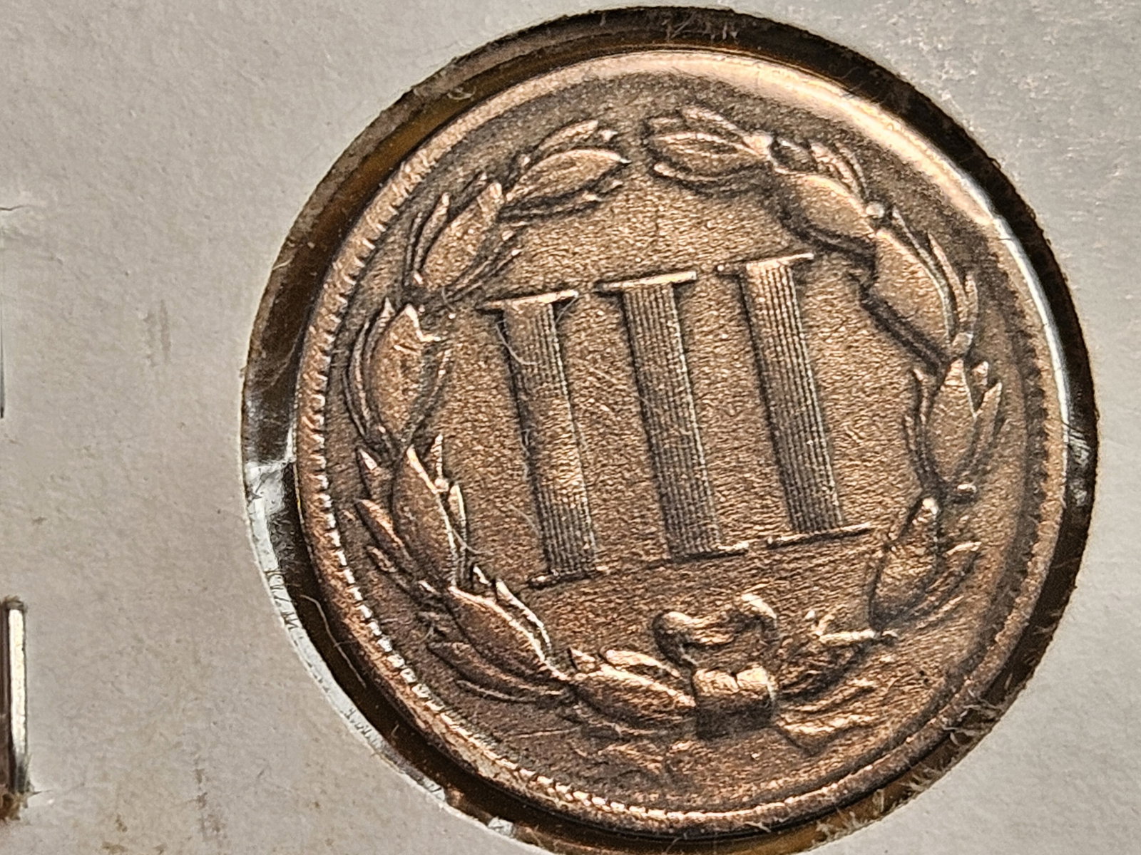 Two 3-Cent Silver Trimes and a Three Cent nickel - 5