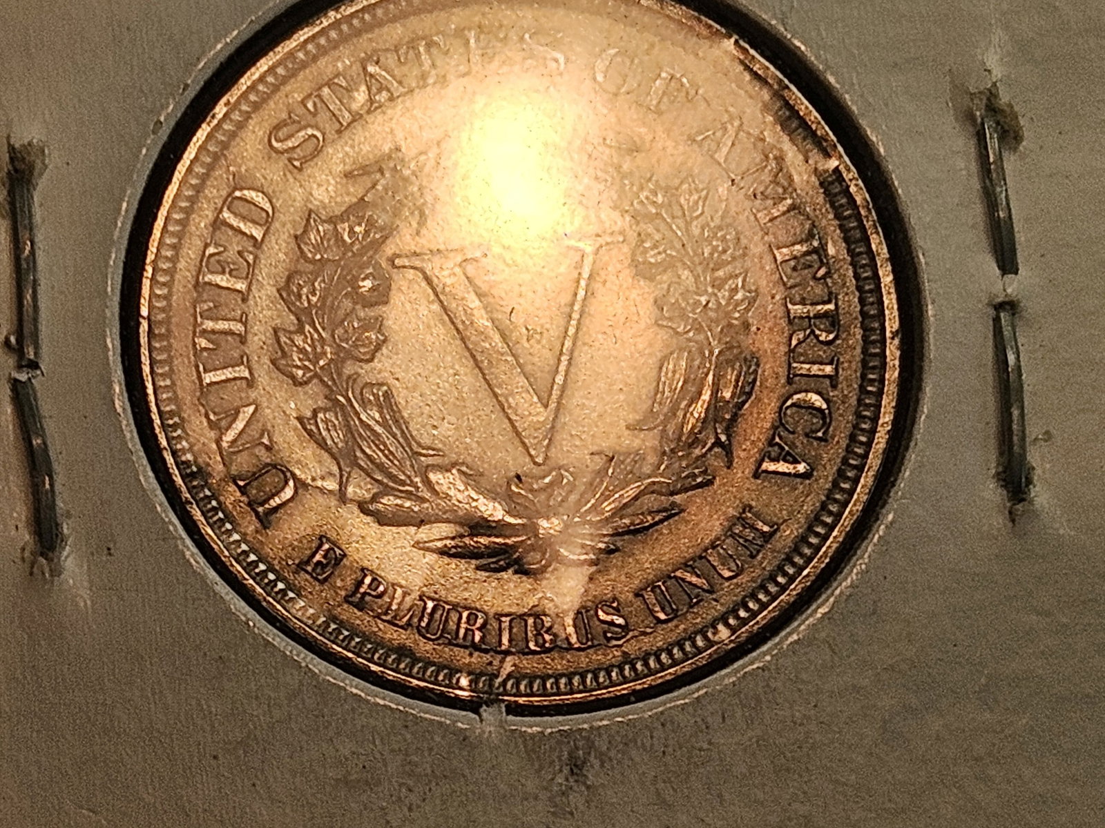 Brilliant Uncirculated 1883 No Cents Liberty "V" Nickel - 5
