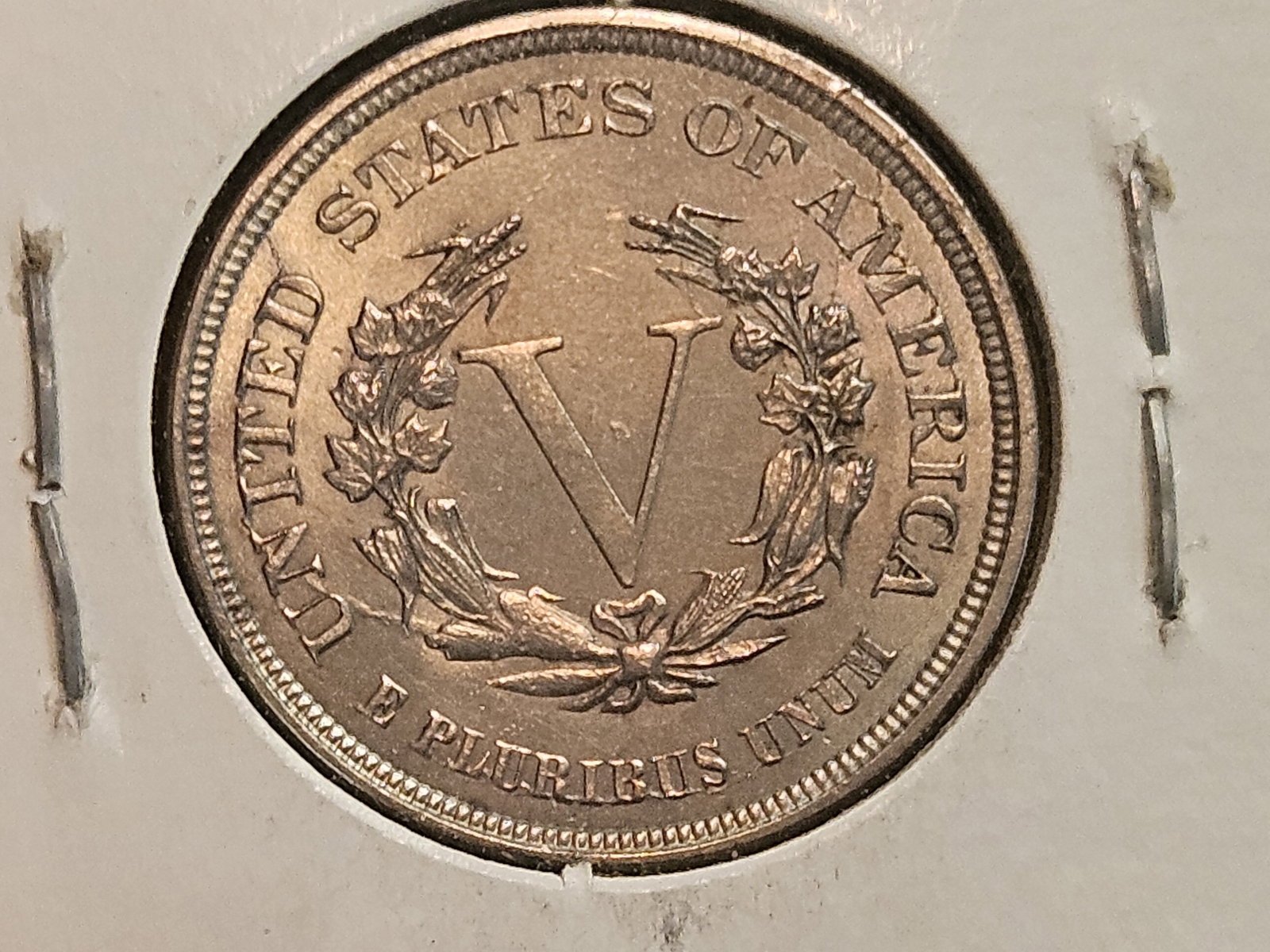 Brilliant Uncirculated 1883 No Cents Liberty "V" Nickel - 6