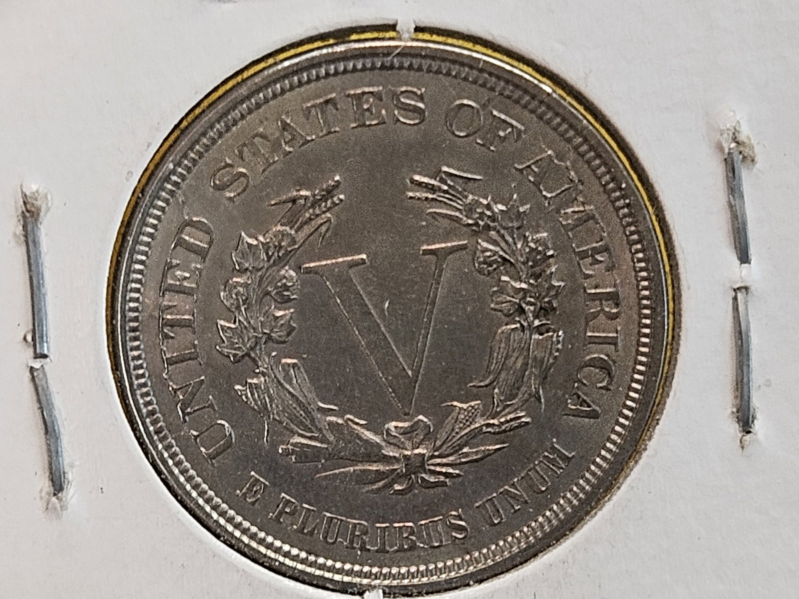 Brilliant Uncirculated 1883 No Cents Liberty "V" Nickel - 7
