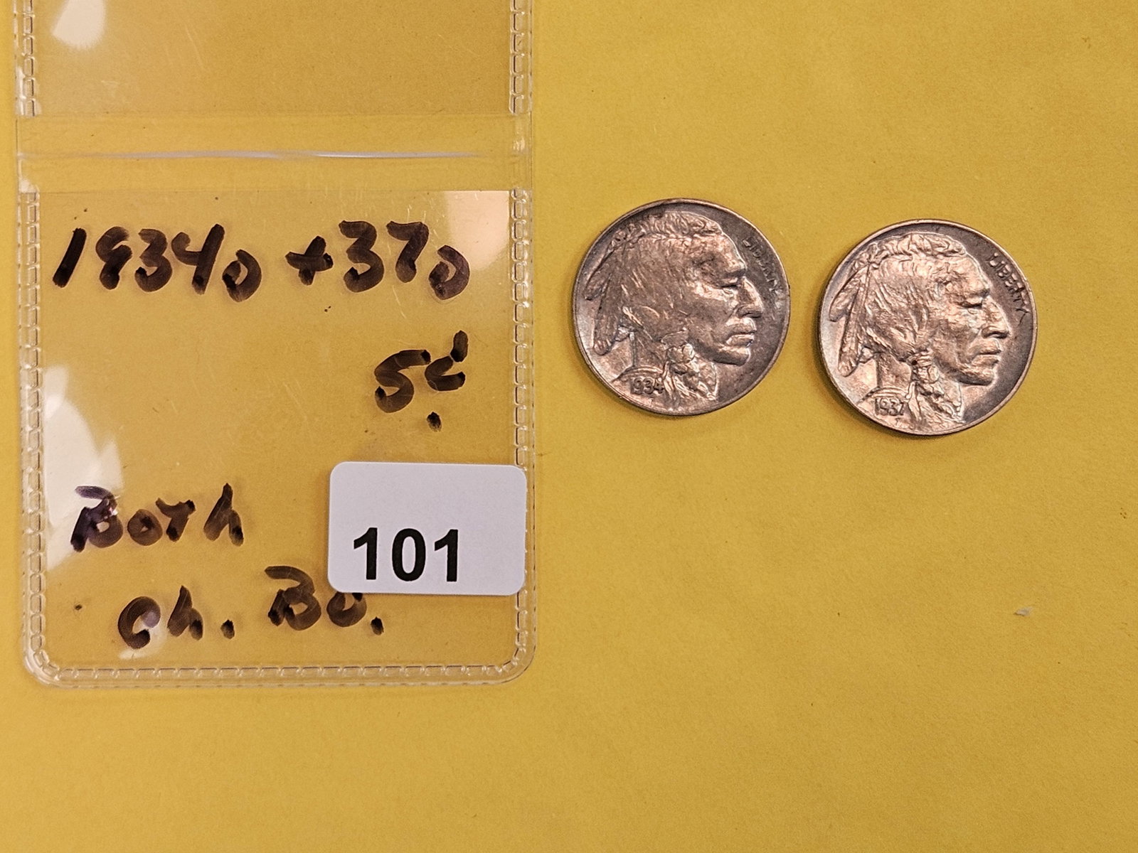 Two Choice Brilliant Uncirculated Buffalo Nickels - 2
