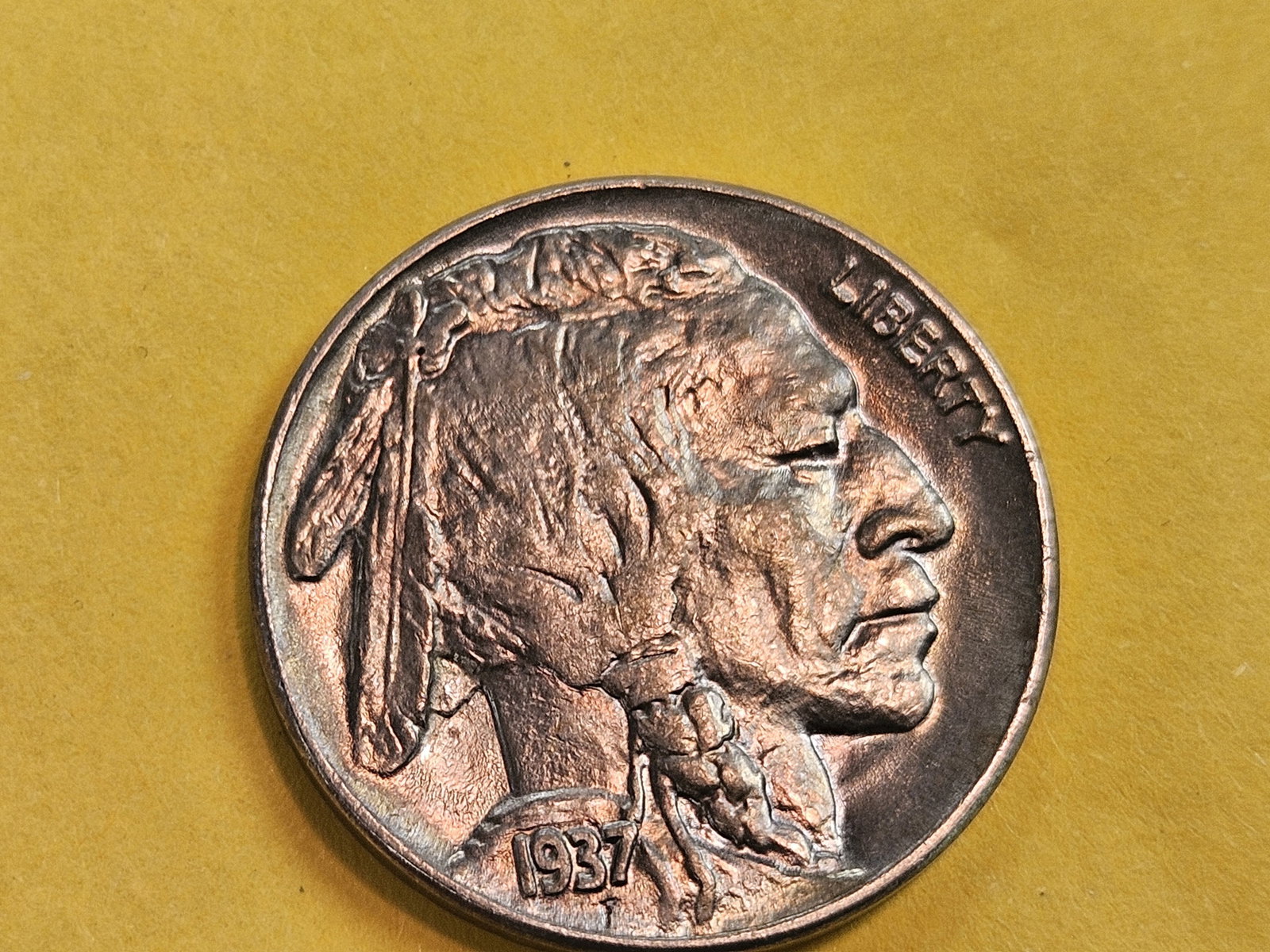 GEM Brilliant Uncirculated 1937 Buffalo Nickel (1 of 5)