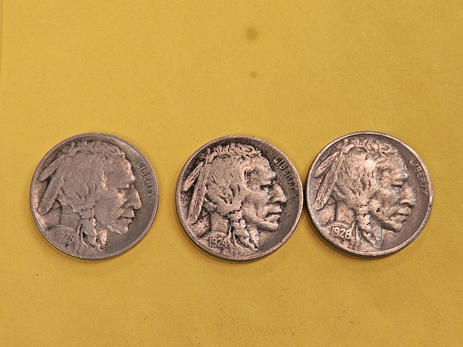 Three Buffalo Nickels in Fine condition (1 of 3)