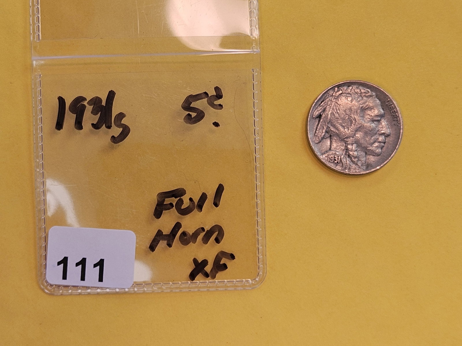 Semi-Key 1931-S Buffalo Nickel in Extra Fine - 2