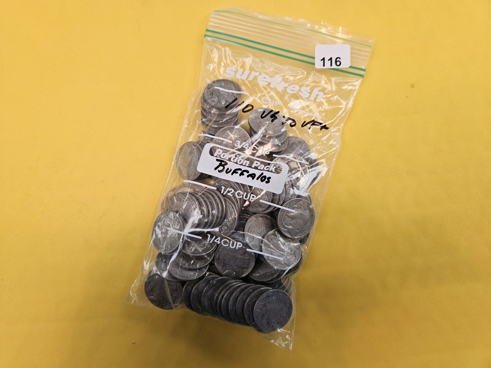 One Hundred Ten Buffalo Nickels (1 of 1)