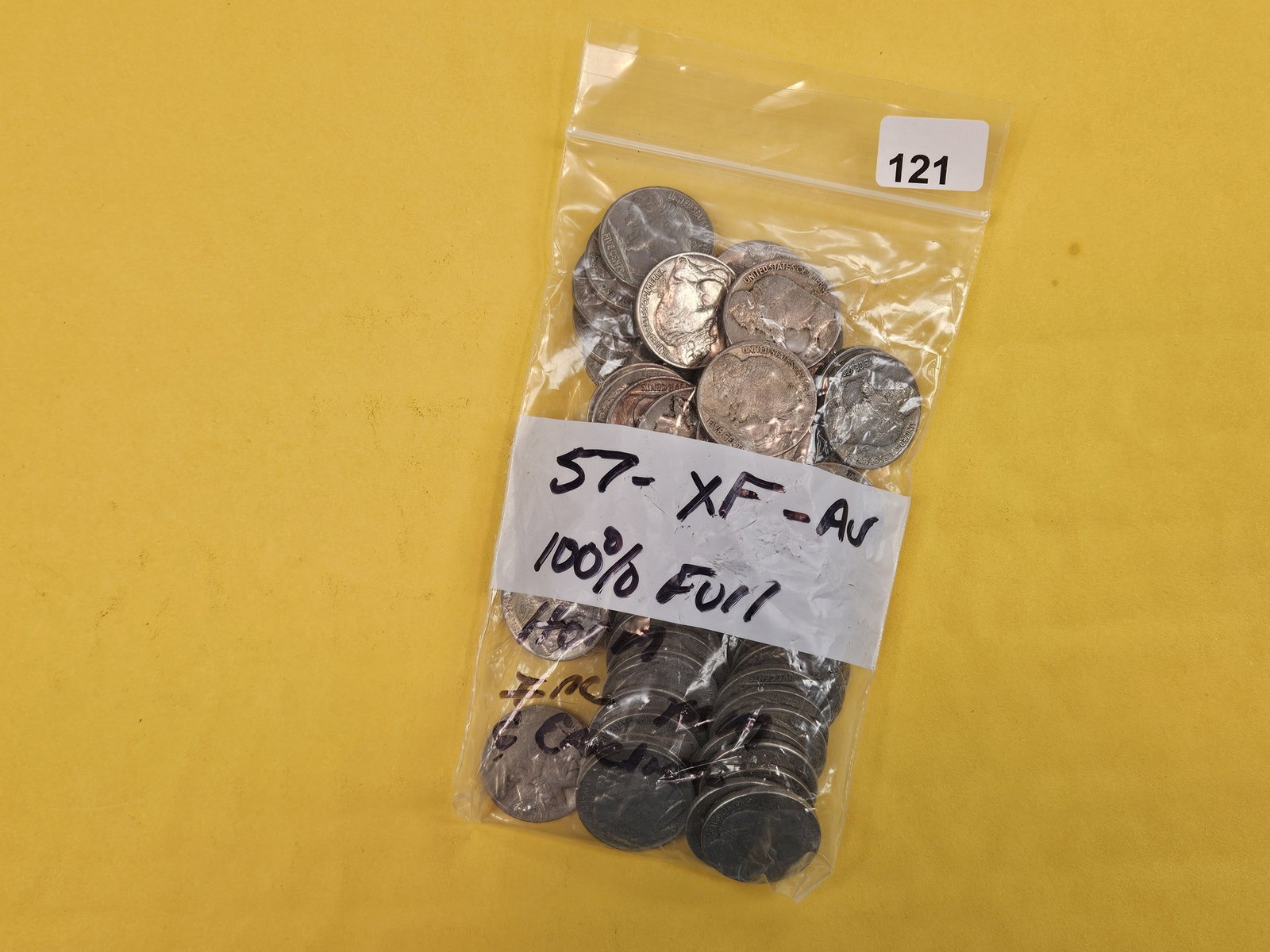 Fifty-Seven Buffalo Nickels (1 of 2)