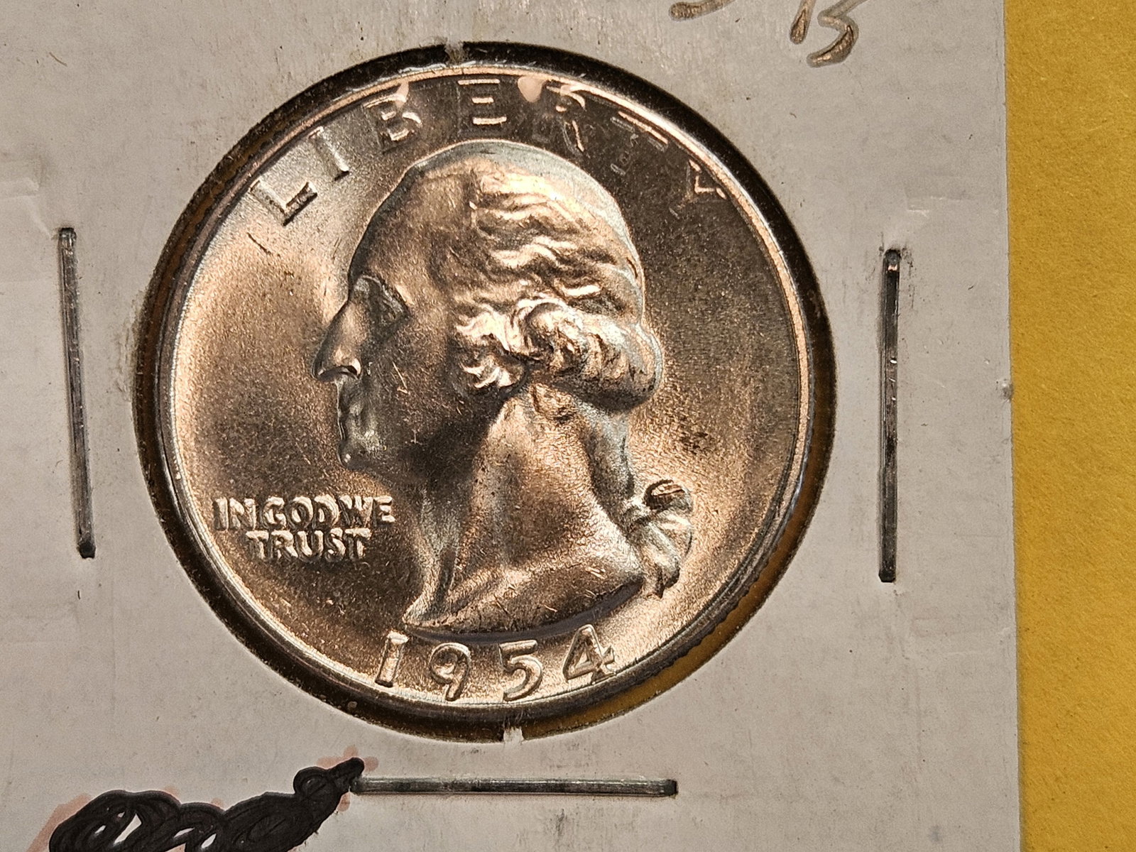 Very Choice Brilliant Uncirculated Plus 1954-S Washington Quarter (1 of 3)