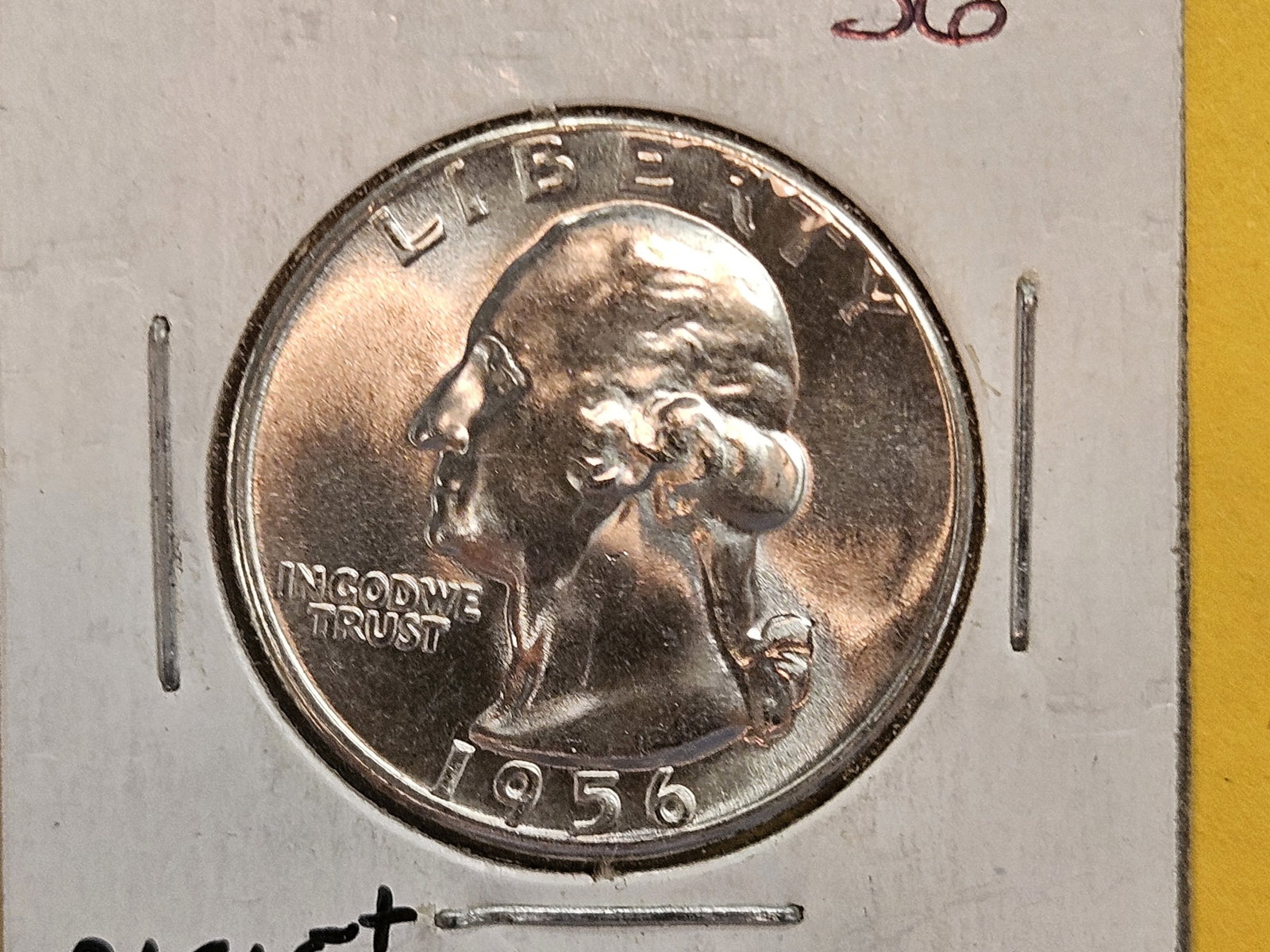 GEM Brilliant Uncirculated 1956 Washington Quarter (1 of 3)