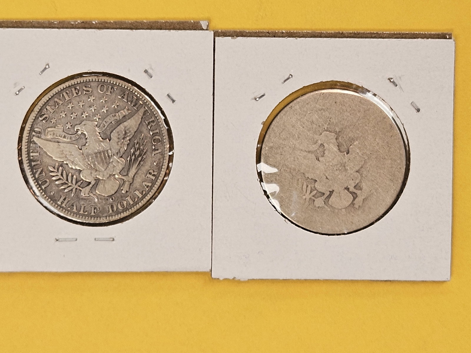 Two Better Date Barber silver half dollars - 2