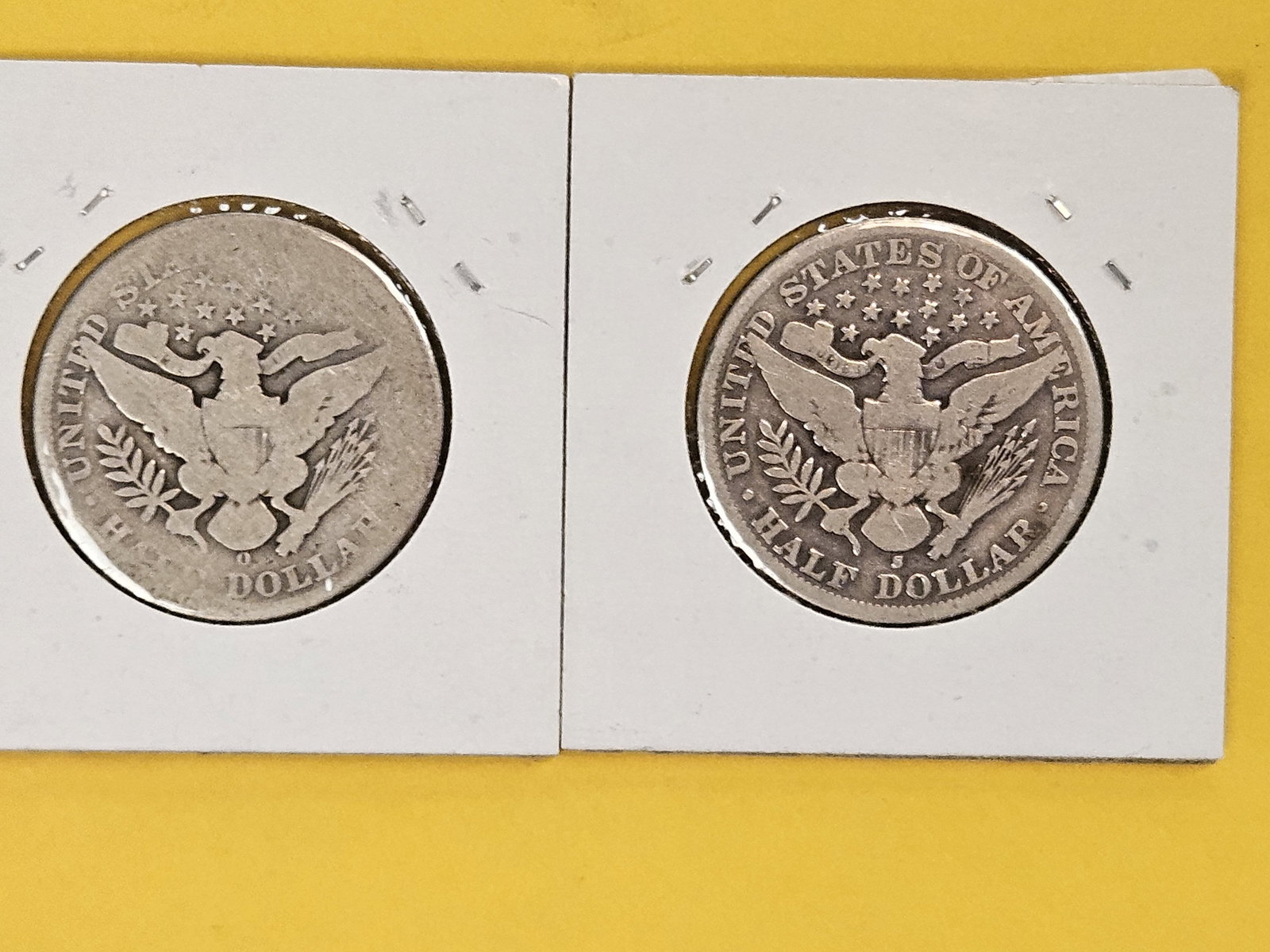 Two Better Date Barber silver half dollars - 2
