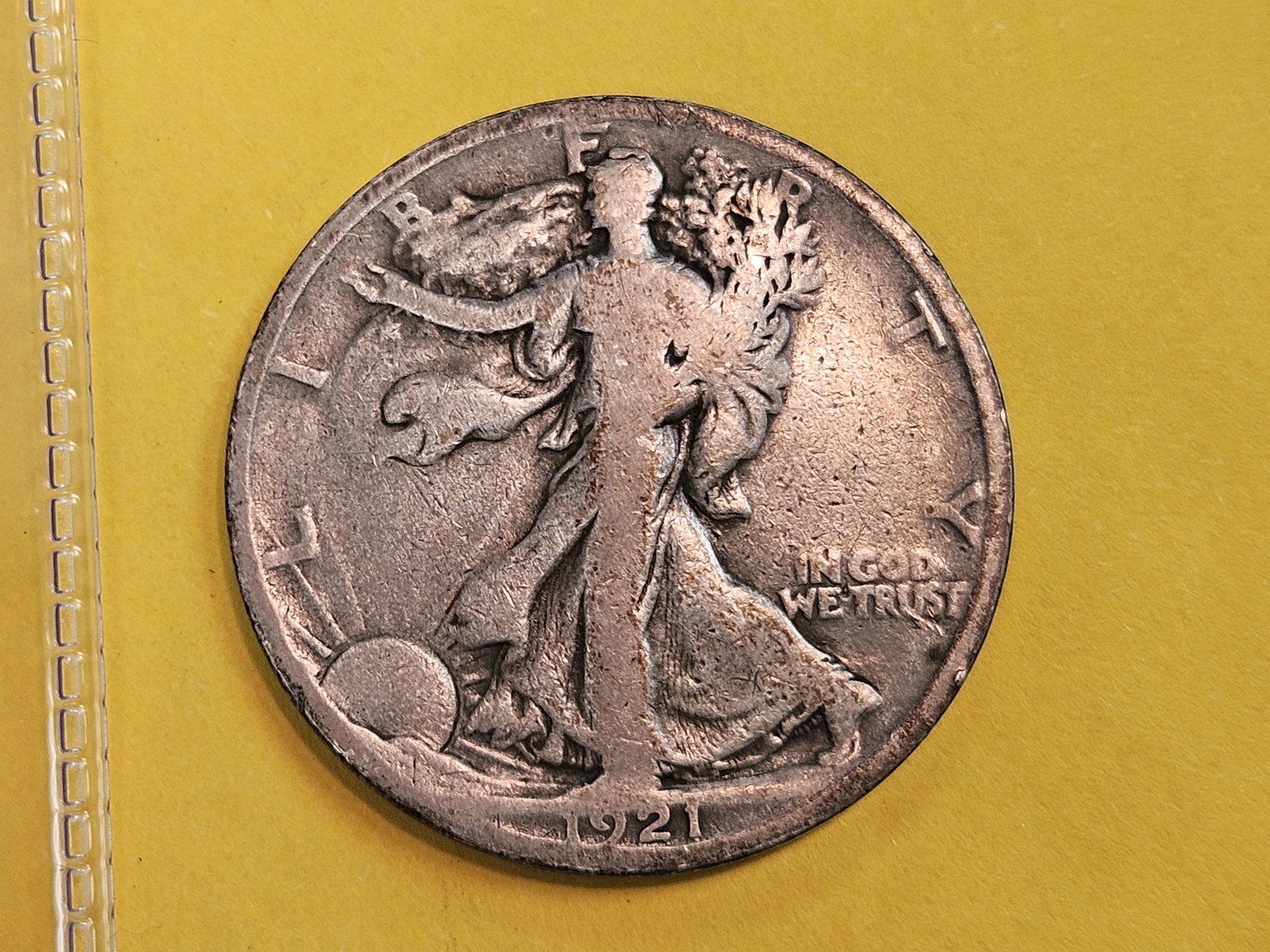 KEY DATE 1921-D Walking Liberty silver half dollar (1 of 3)