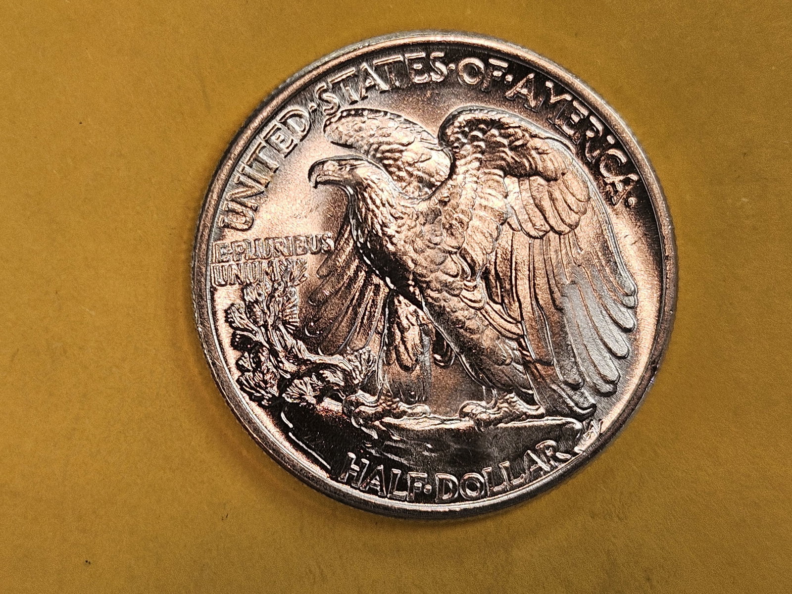 Very Choice Brilliant Uncirculated 1945 Walking Liberty Half Dollar - 5