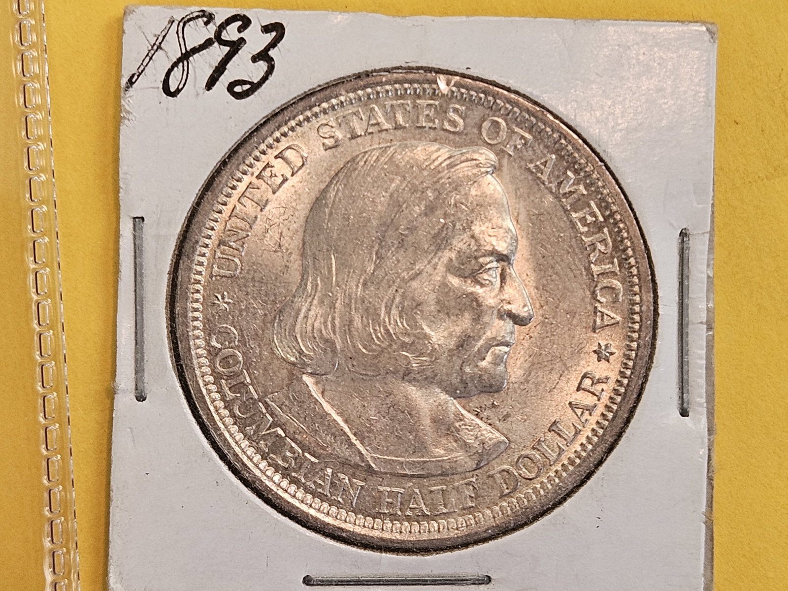 Choice Brilliant Uncirculated 1893 Columbian Commemorative Half Dollar (1 of 4)