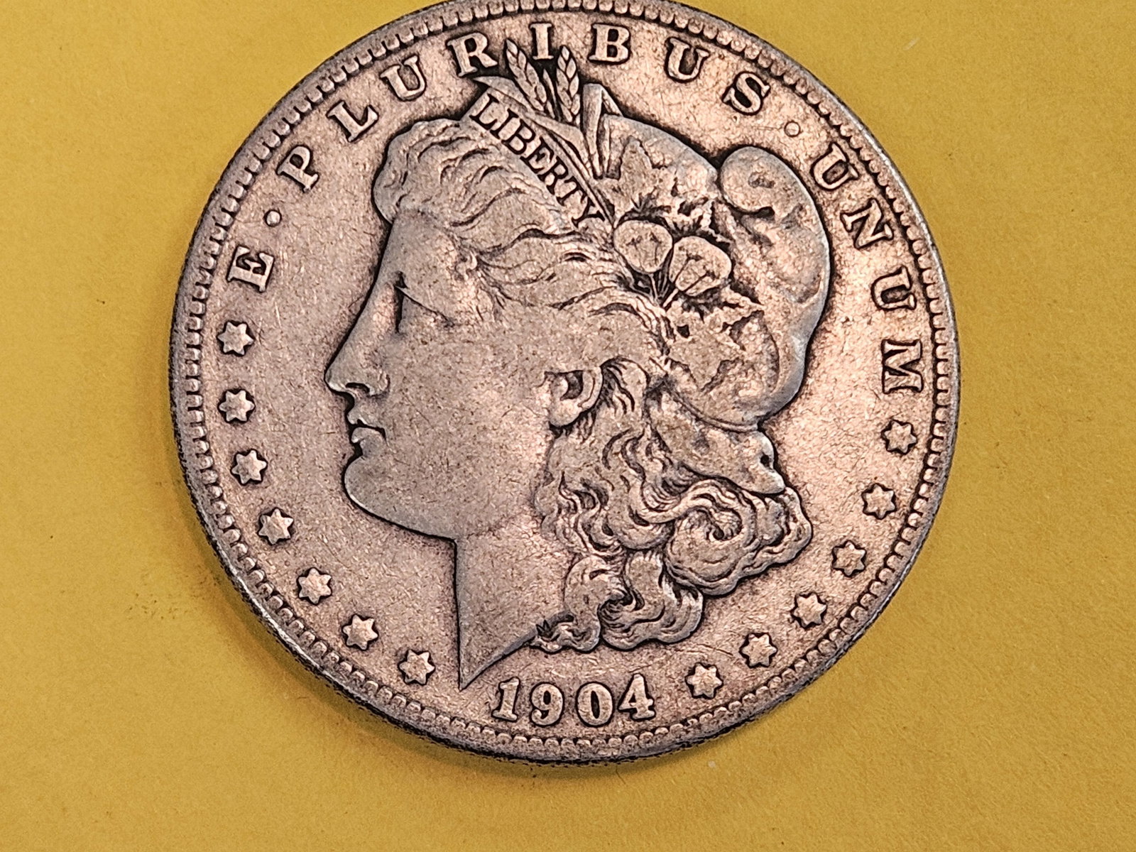 Better date 1904-S Morgan silver Dollar: In Fine