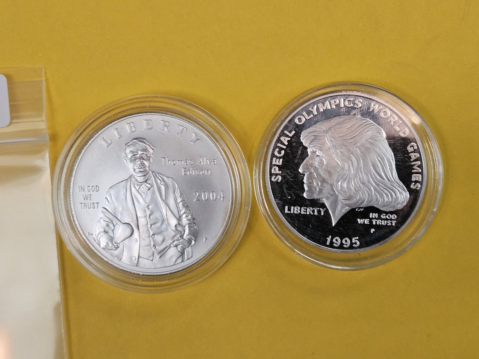 Two GEM Commemorative Silver Dollars - 2