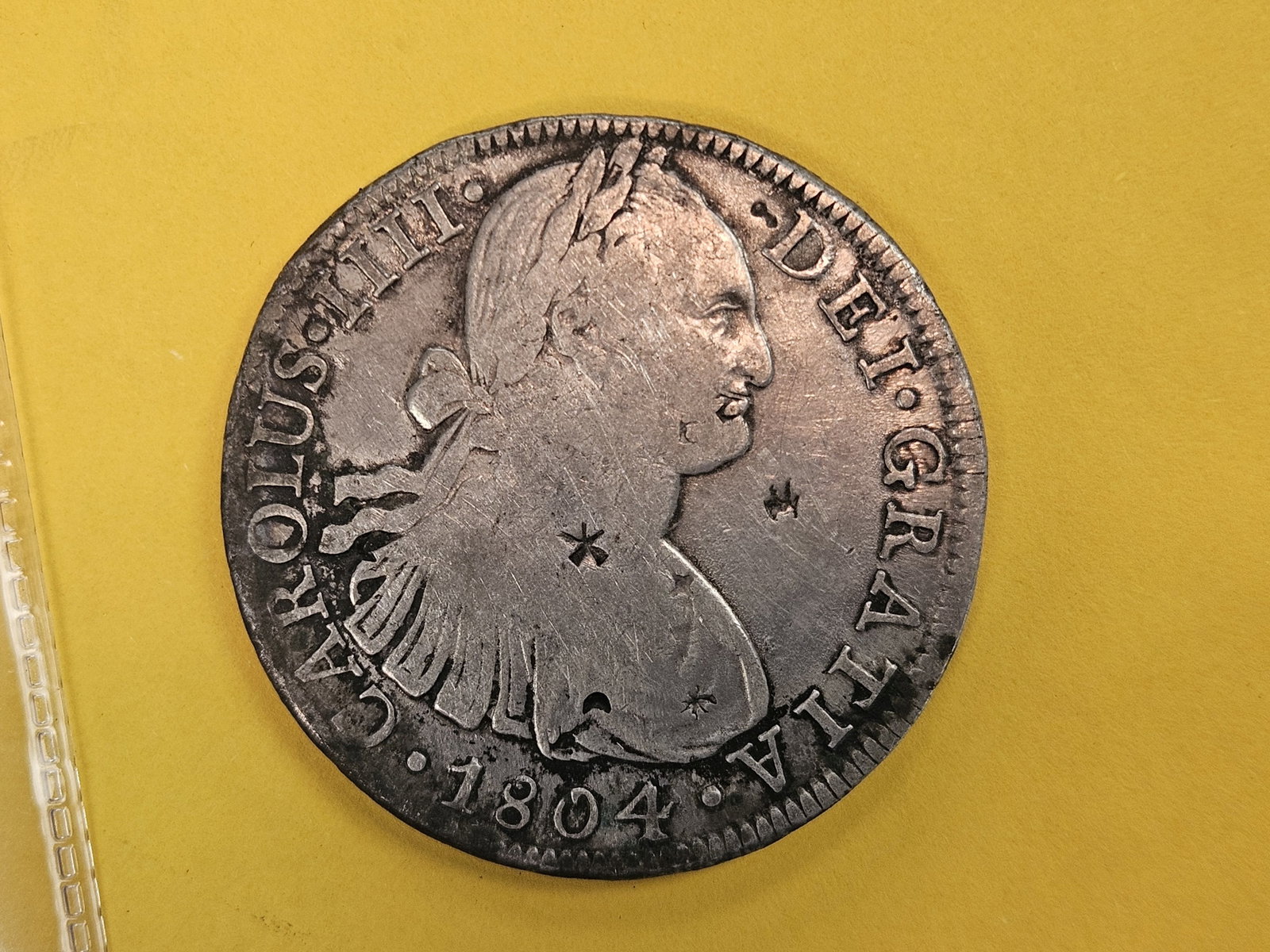 1804 Th Mexico silver 8 reals in Very Fine - 3