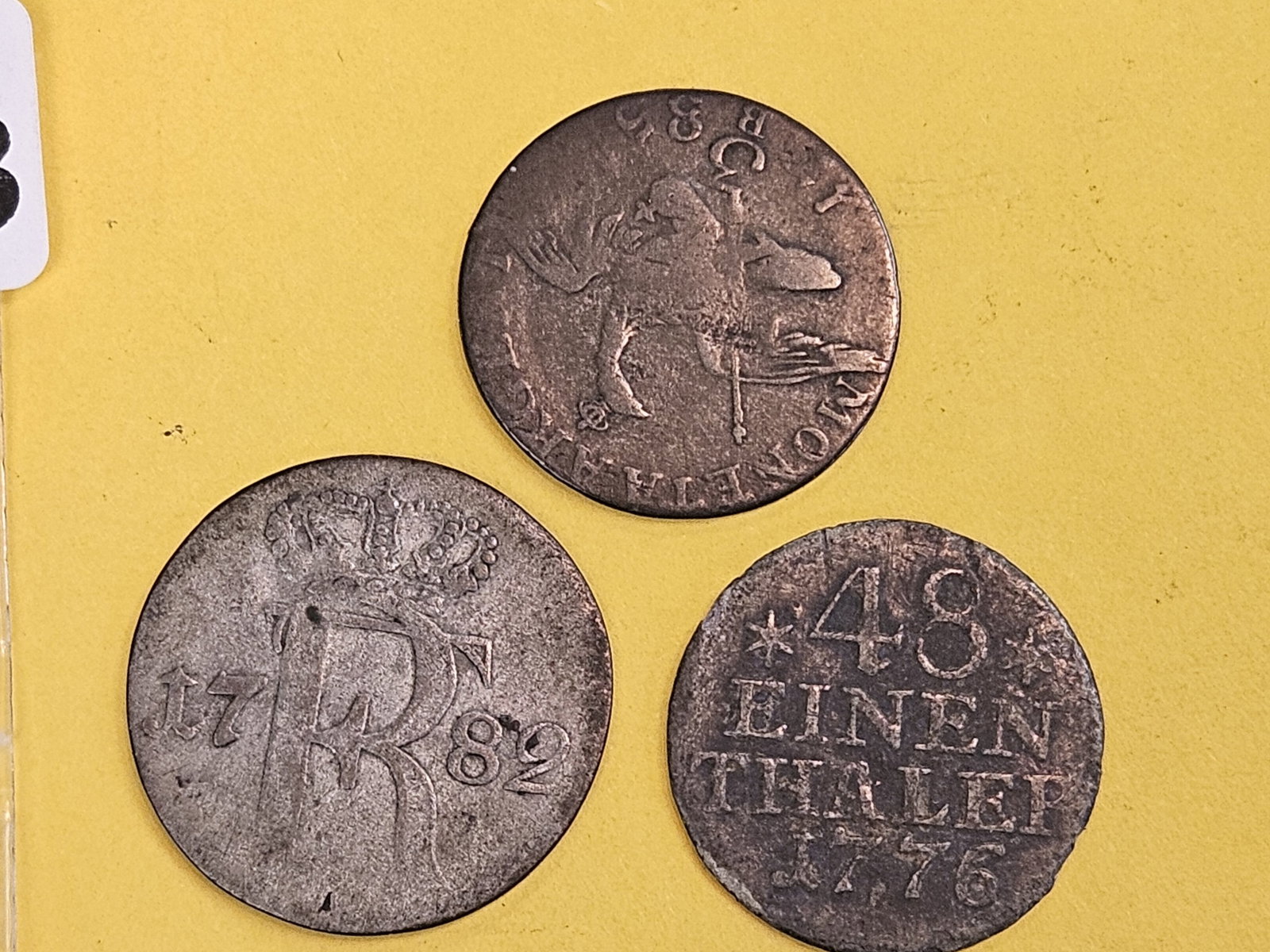 Three better German States Prussian coins: 1700 and 1800's