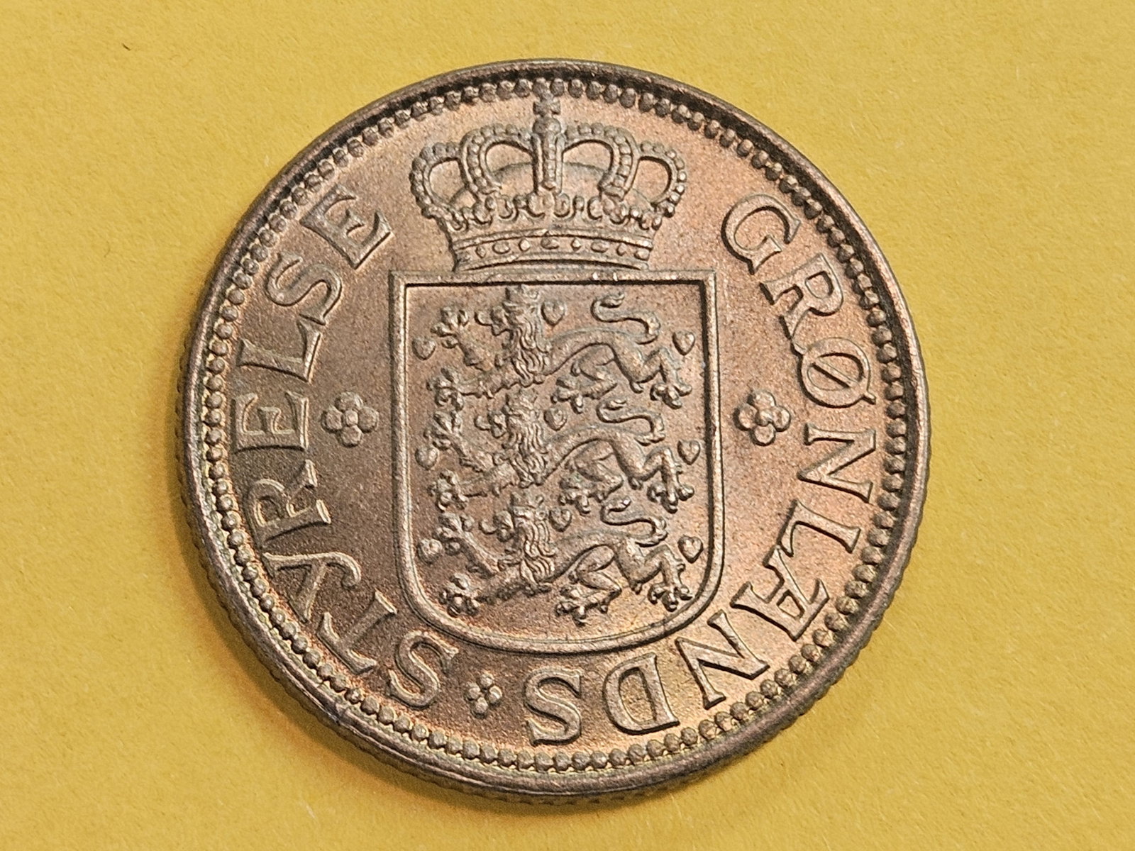 GEM Brilliant Uncirculated 1926 Greenland 50 ore (1 of 5)