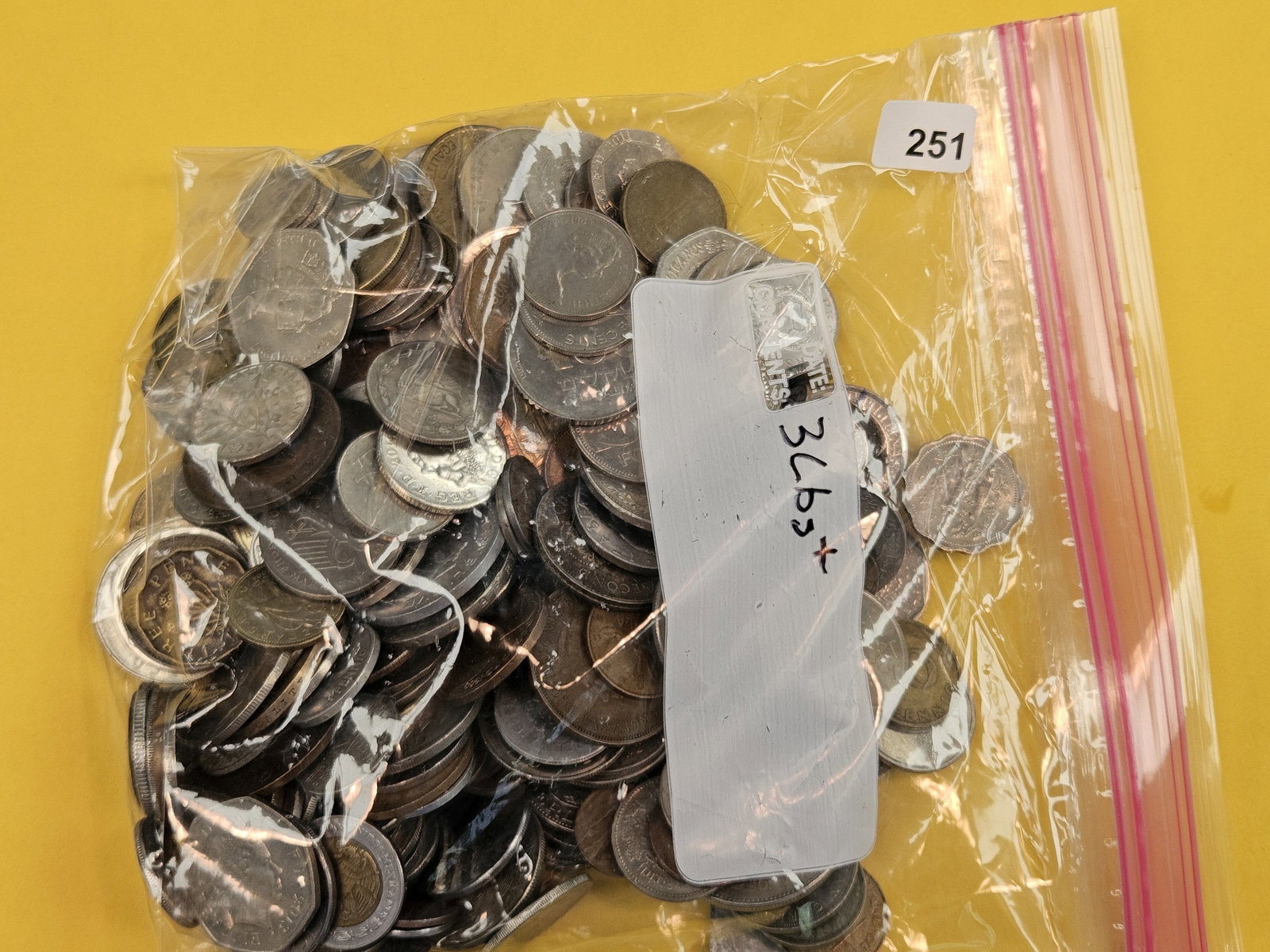 THREE POUNDS of mixed World Coins: From dealer. Unchecked by us