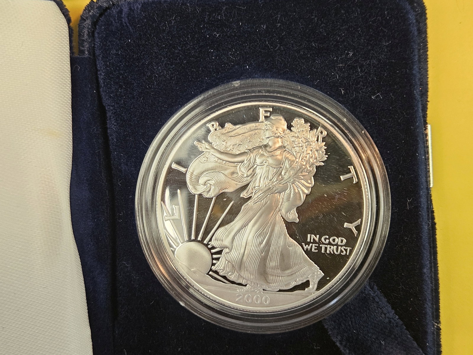 GEM Proof Deep Cameo 2000 American Silver Eagle - 2