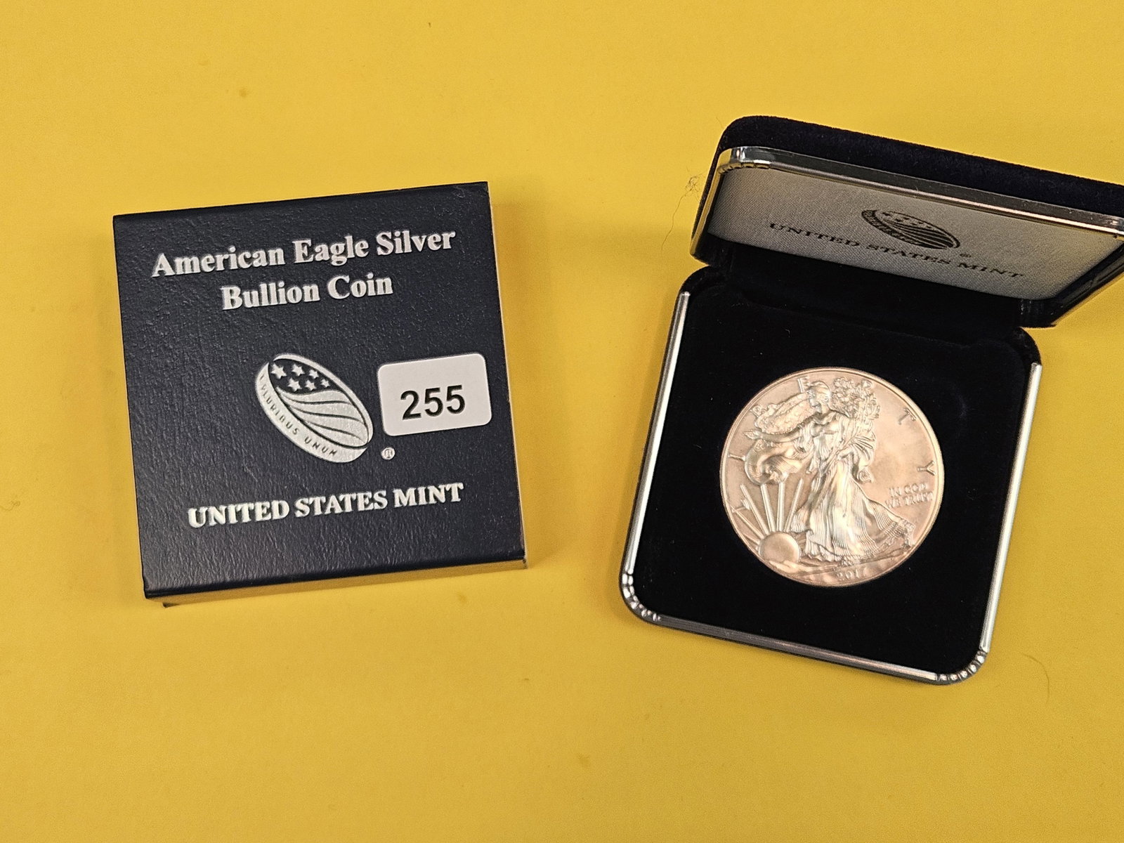 GEM Brilliant Uncirculated 2017 American Silver Eagle: In OGP but no COA