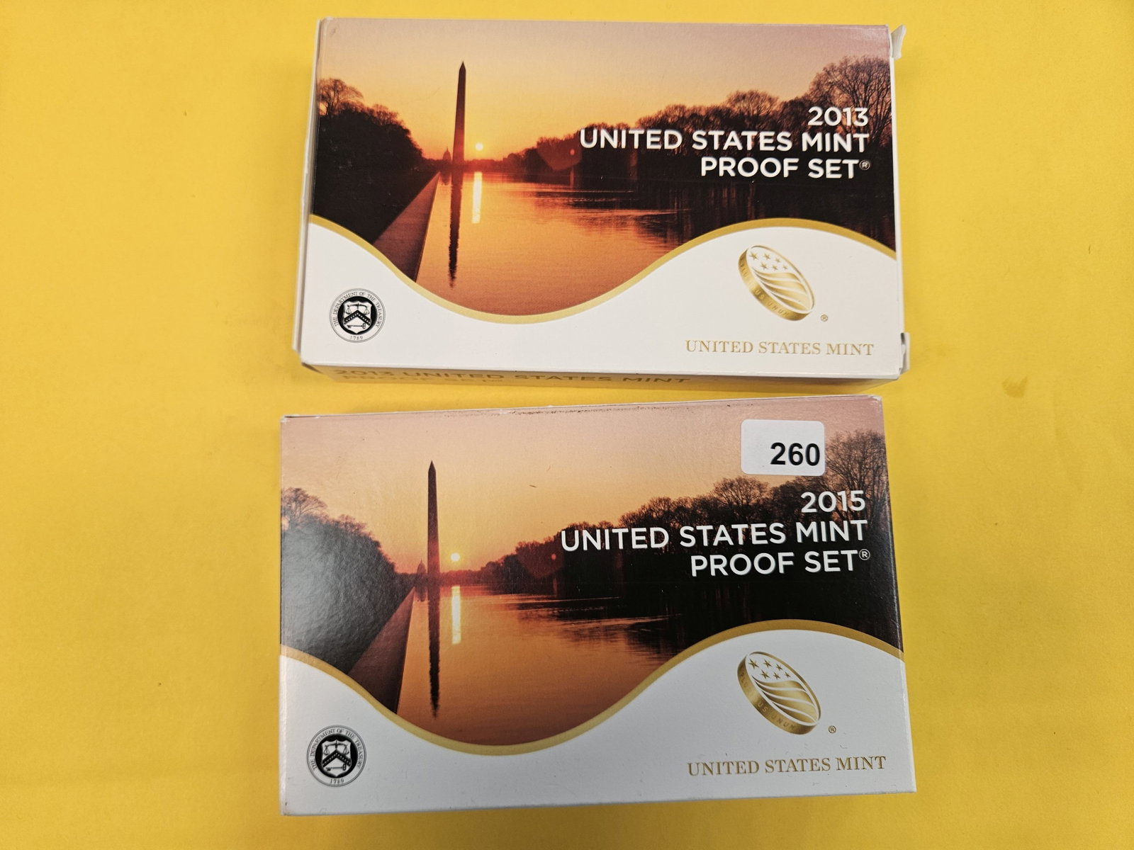 2013 and 2015 US Proof Sets (1 of 1)