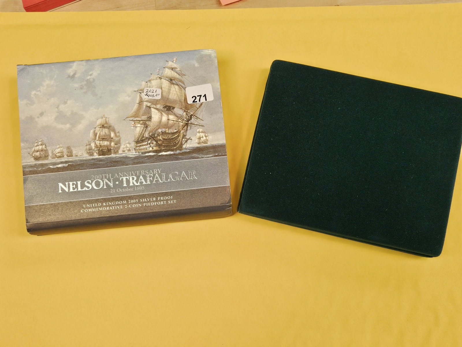 GEM 2005 Proof Deep Cameo United Kingdom SILVER Commemorative 2-Coin Piedfort Set: In original government packaging with certificate of authenticity