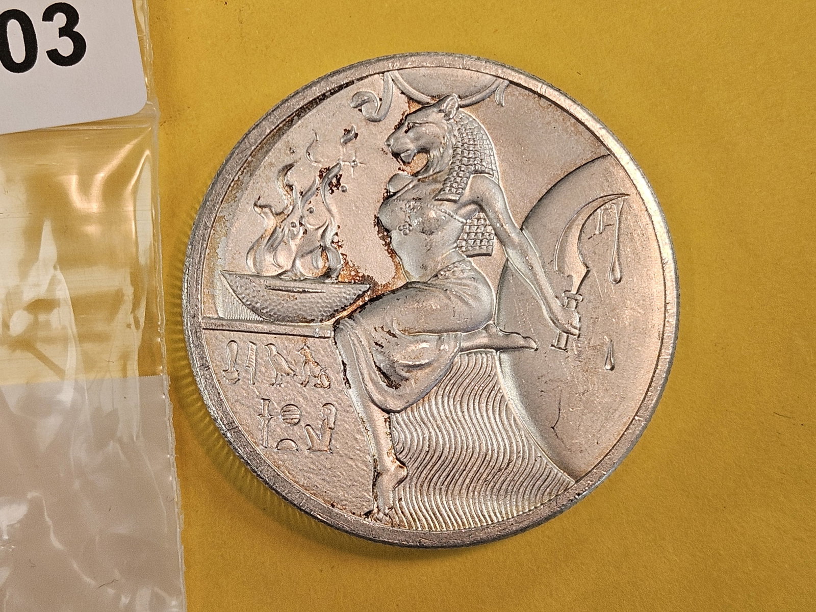 TWO Troy ounce .999 fine silver art round (1 of 3)