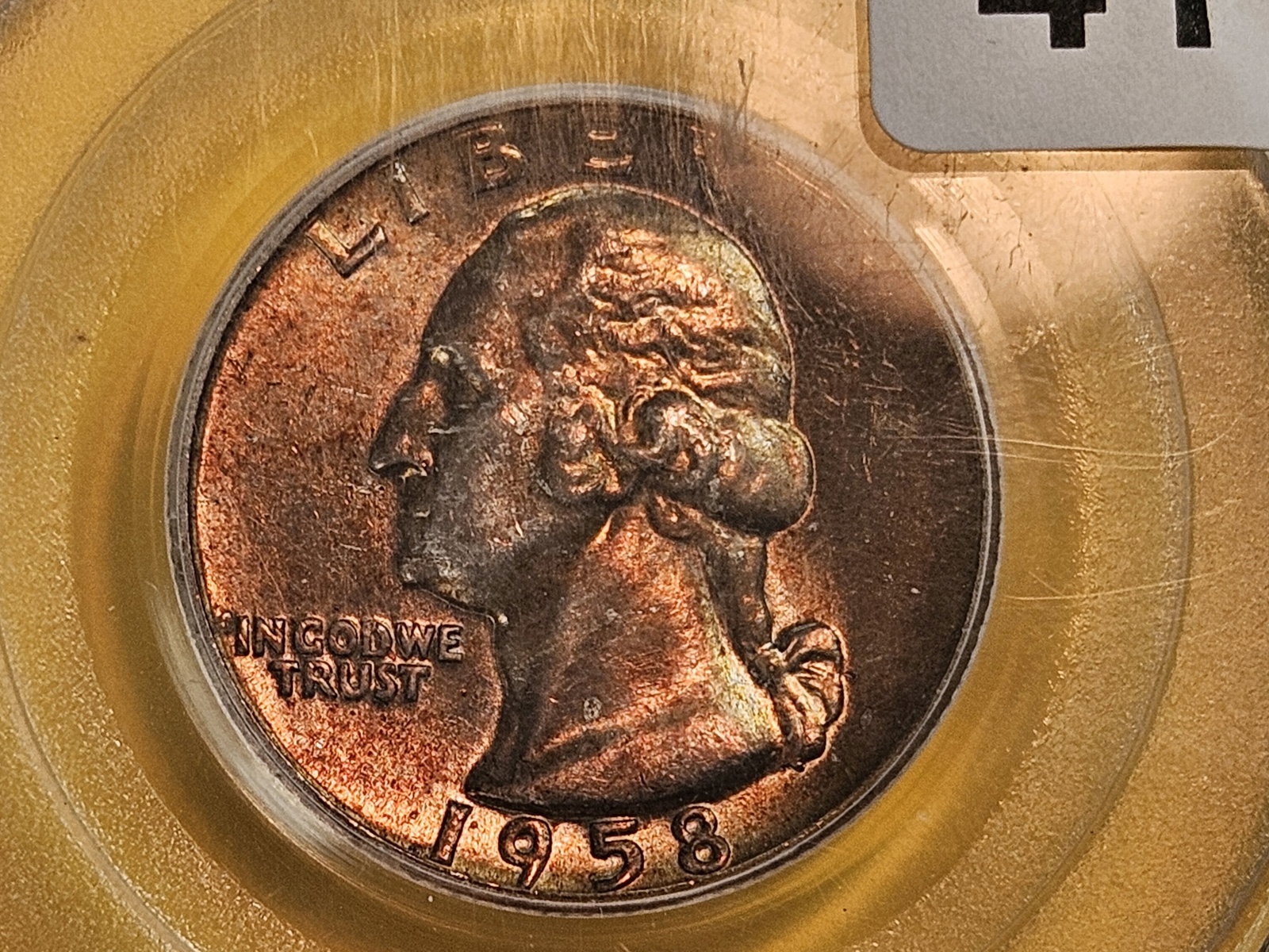 GEM! PCGS 1958 Washington Quarter in Mint State 66 (1 of 5)