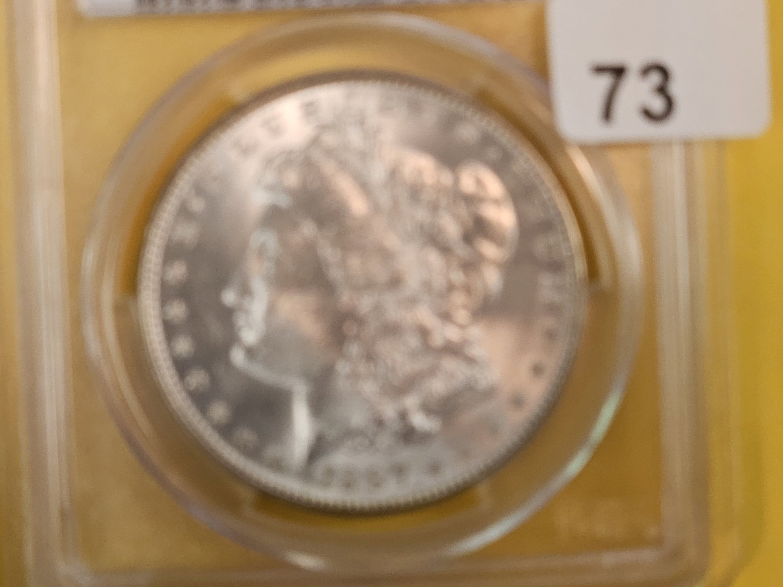 PCGS 1887 Morgan Dollar in Mint State 63 (1 of 3)