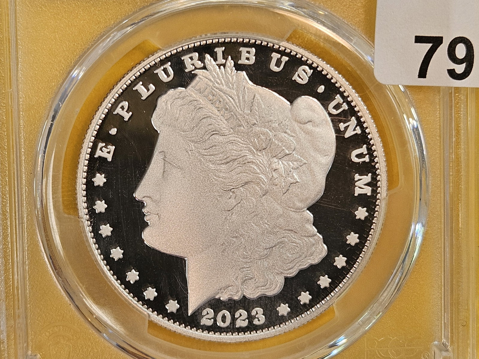 PERFECT! PCGS 2023-S Morgan Silver Dollar in Proof 70 Deep Cameo (1 of 4)