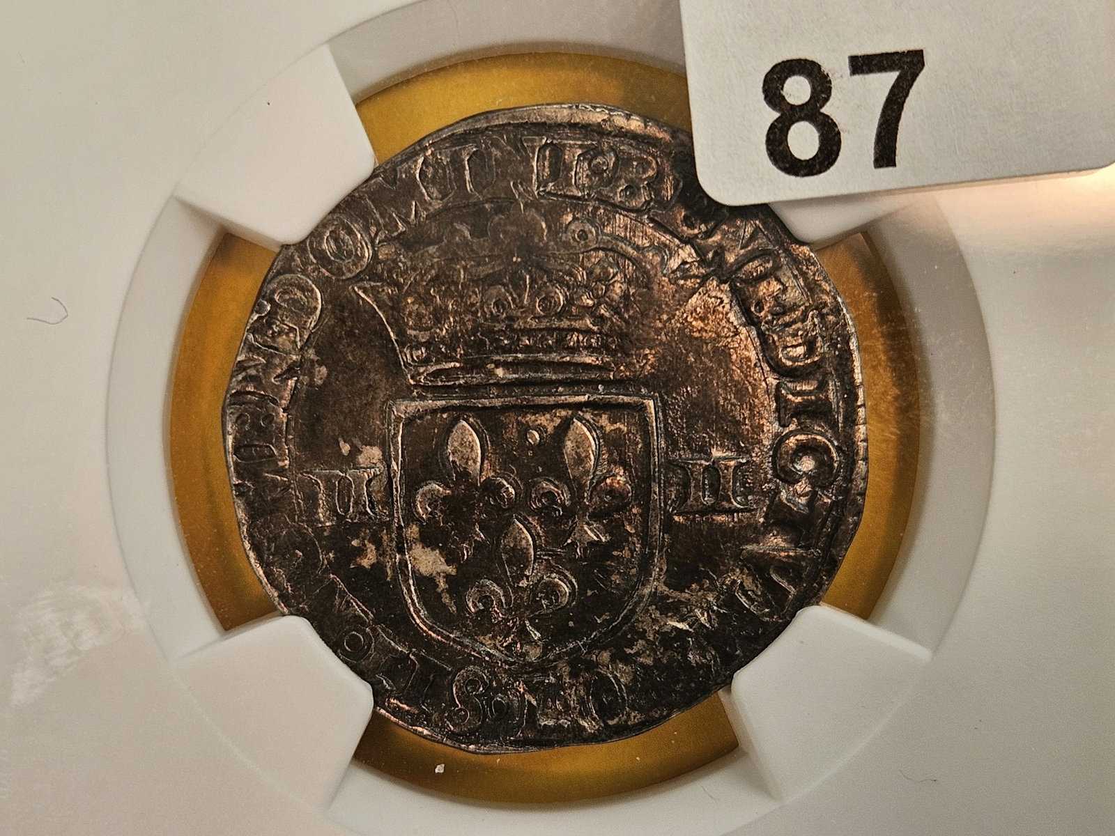 Scarce! NGC 1605-L France 1/4 ecu in Extra Fine - 45 (1 of 5)