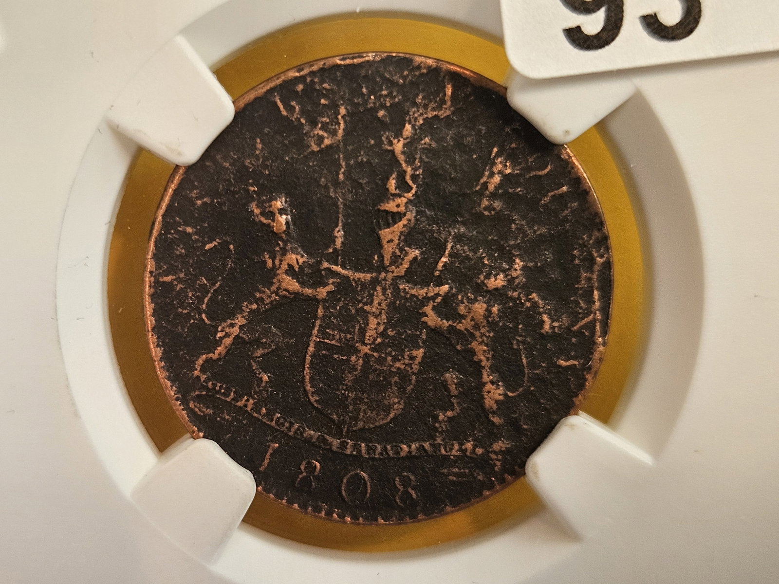 NGC 1808 East India company 10 cash (1 of 4)